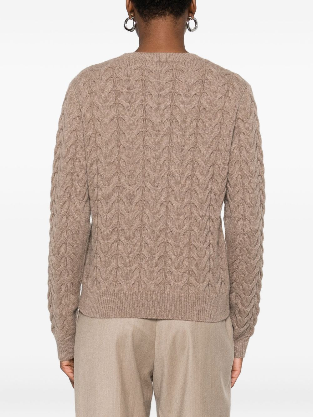 cable-knit sweater - 4
