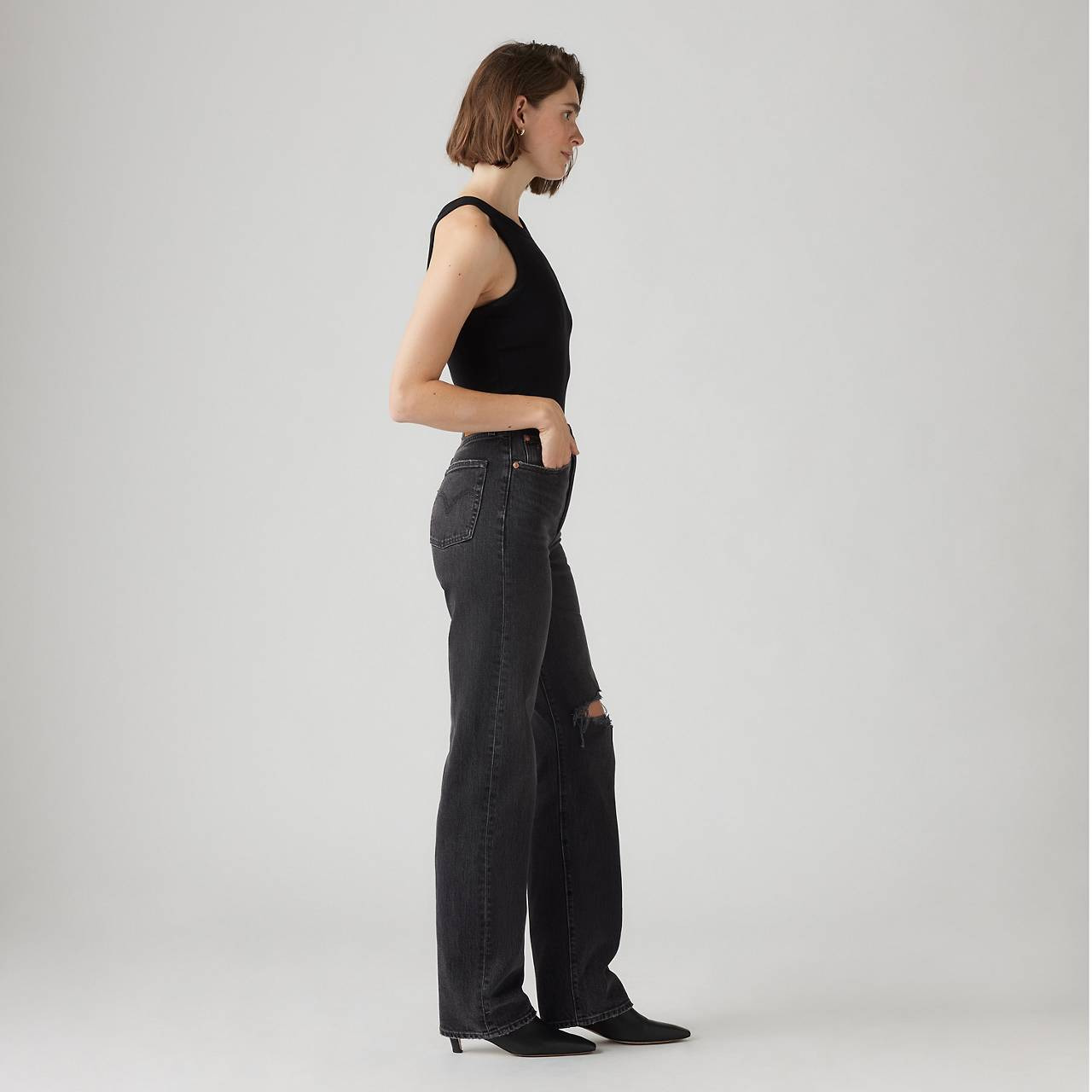 RIBCAGE FULL LENGTH WOMEN'S JEANS - 3