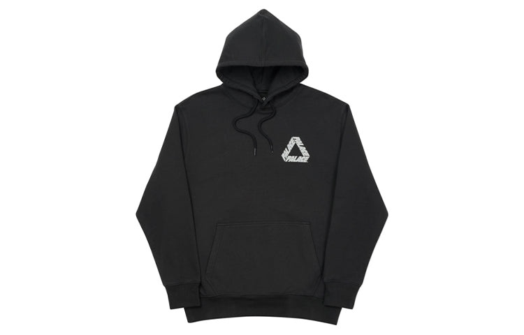 PALACE Classic Triangle Hooded Sweater Unisex Black P19HD048 - 2
