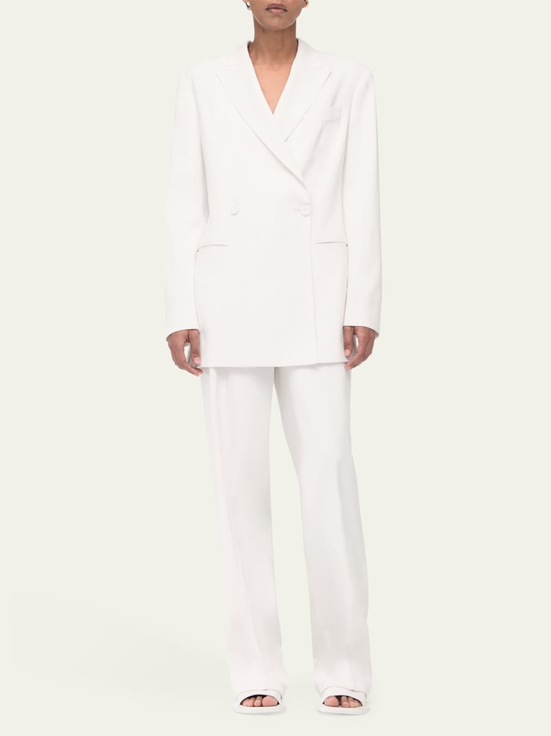 Another Tomorrow Fluid Double-Breasted Jacket outlook