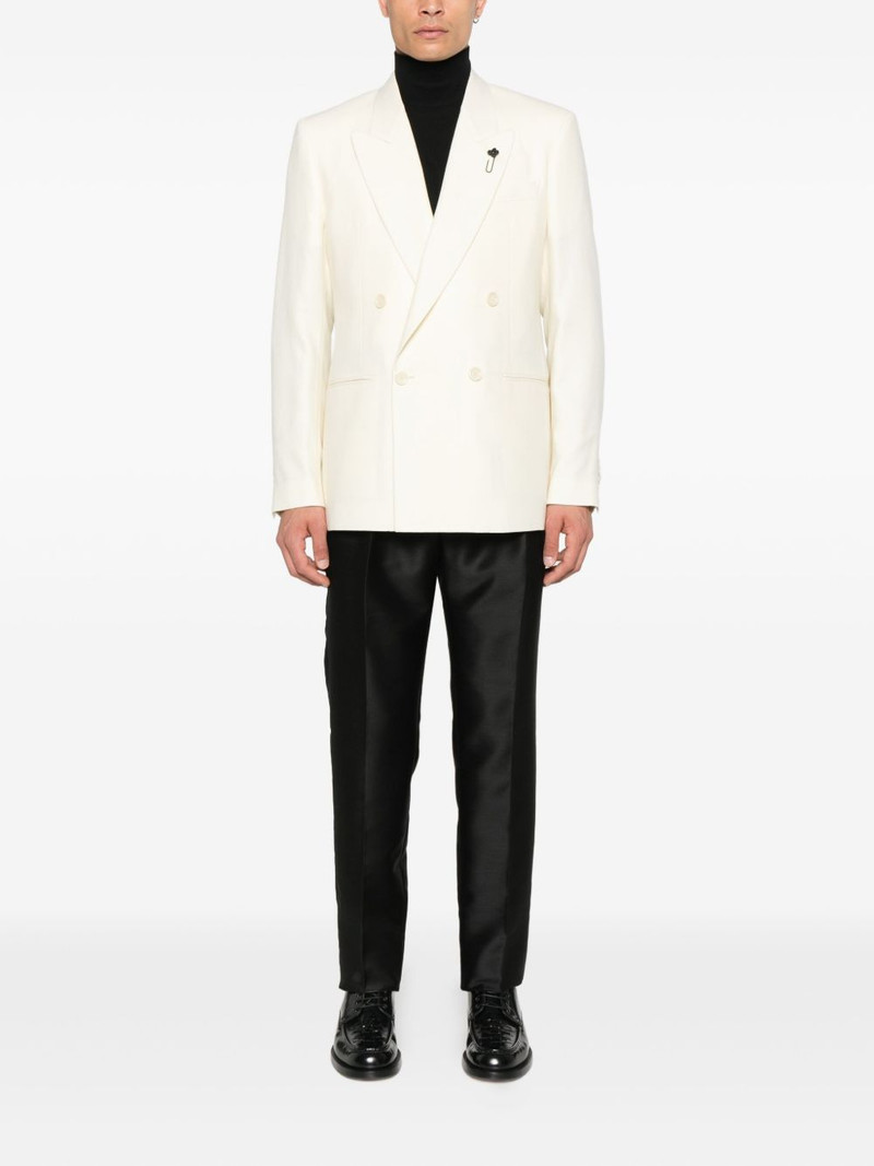 LARDINI double-breasted blazer outlook