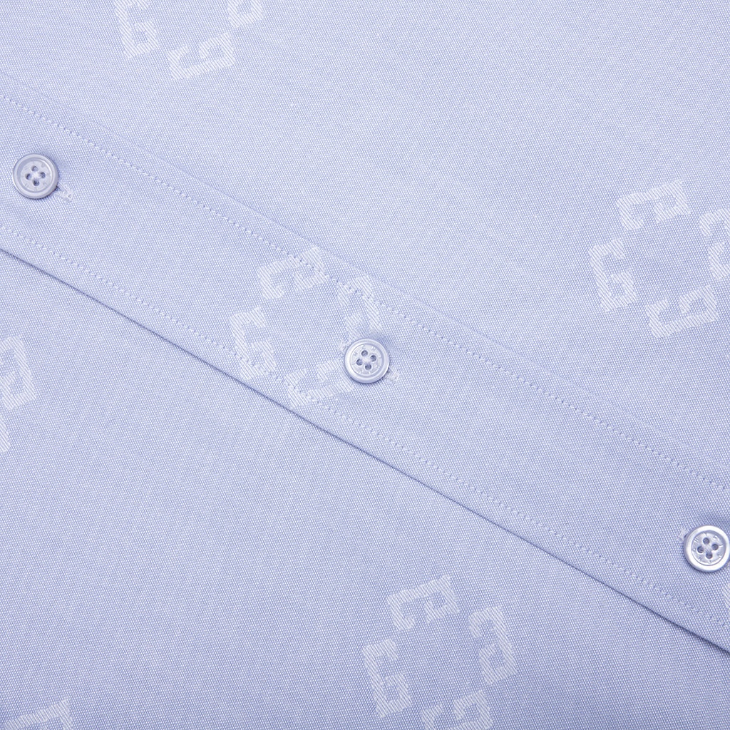 MONOGRAM 72 JACQUARD SHIRT - BABY BLUE - 4