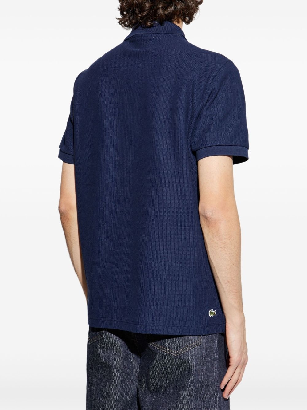 logo-embroidered polo shirt - 4