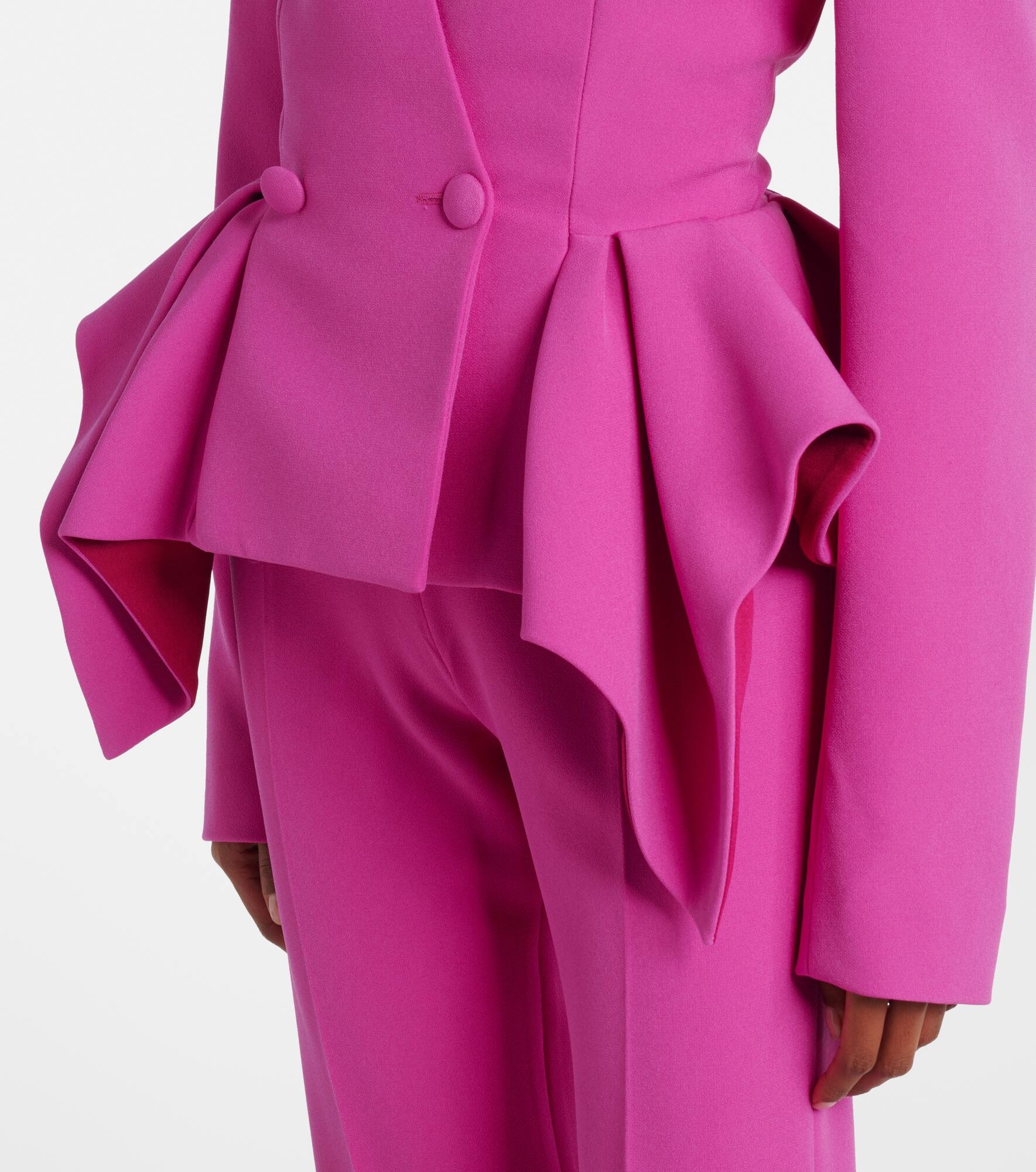 Double-breasted peplum blazer - 5