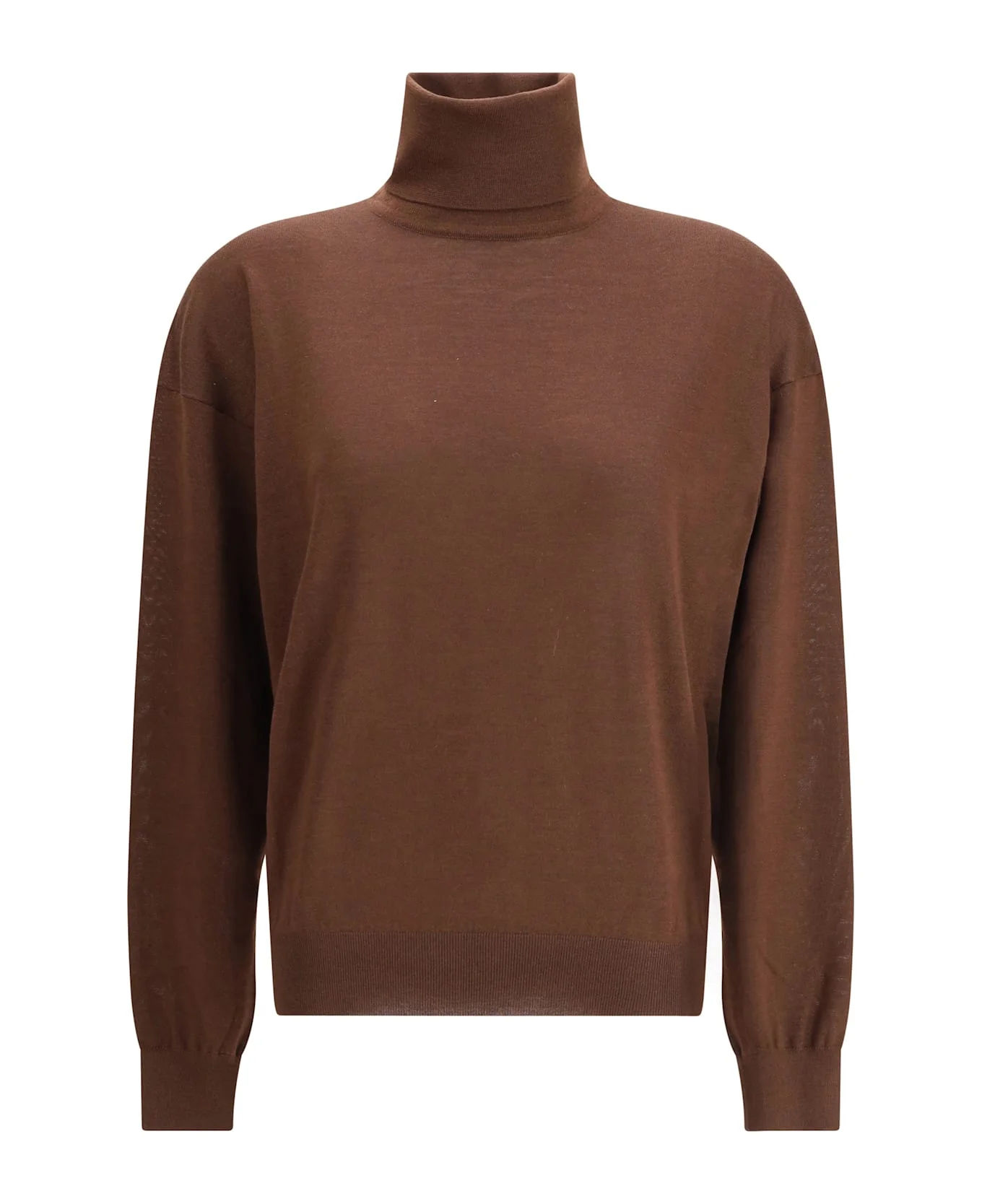 Turtleneck Pullover In Cashmere, Wool, And Silk - 1