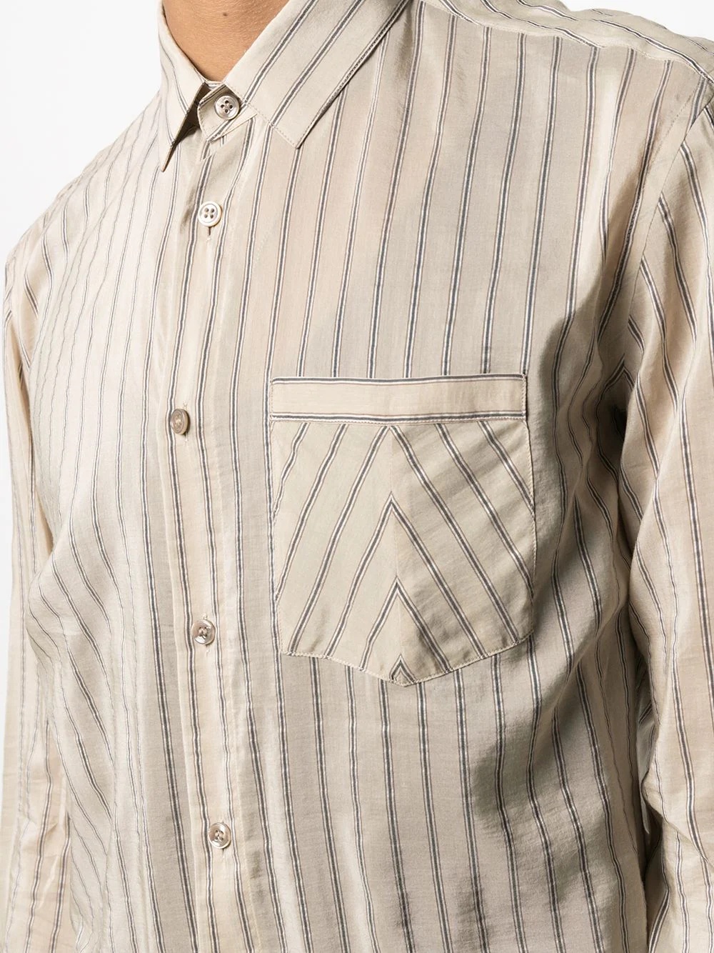 striped cotton shirt - 5