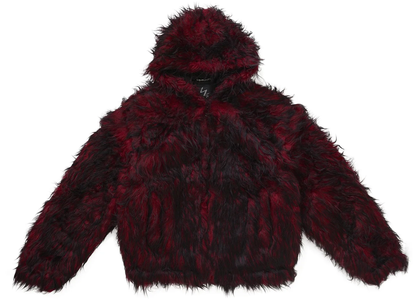 Supreme Y's by Yohji Yamamoto Faux Fur WINDSTOPPER Hooded Bomber Jacket Red - 1
