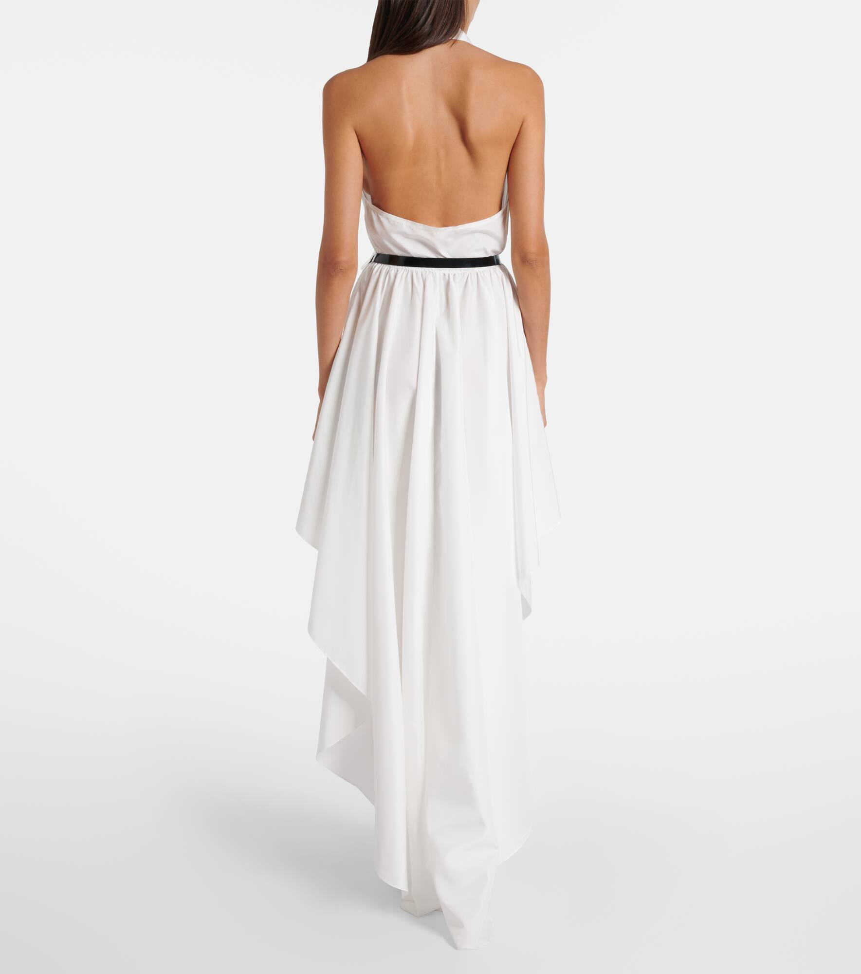 Halterneck habotai minidress - 3