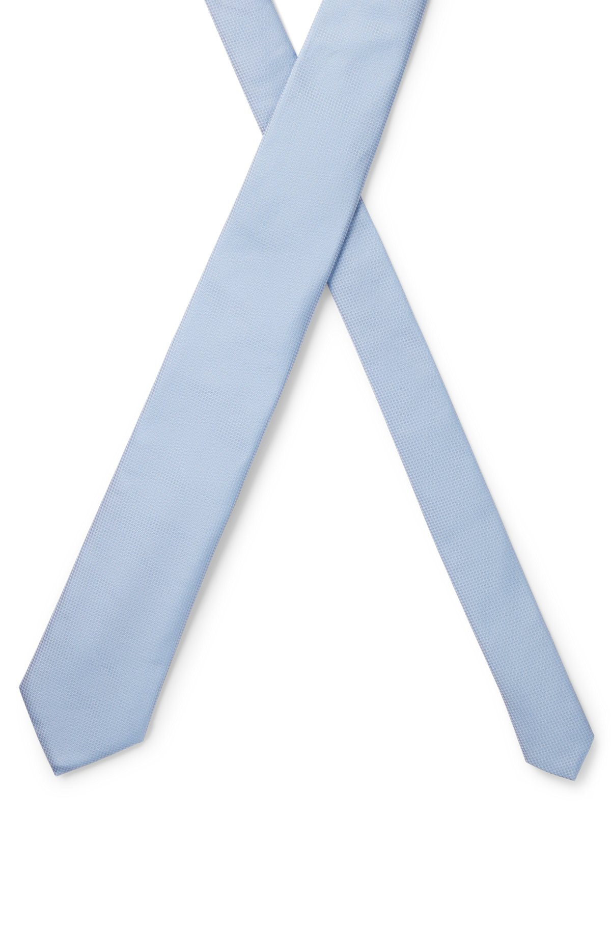 MICRO-PATTERN JACQUARD TIE WITH SILK - 4