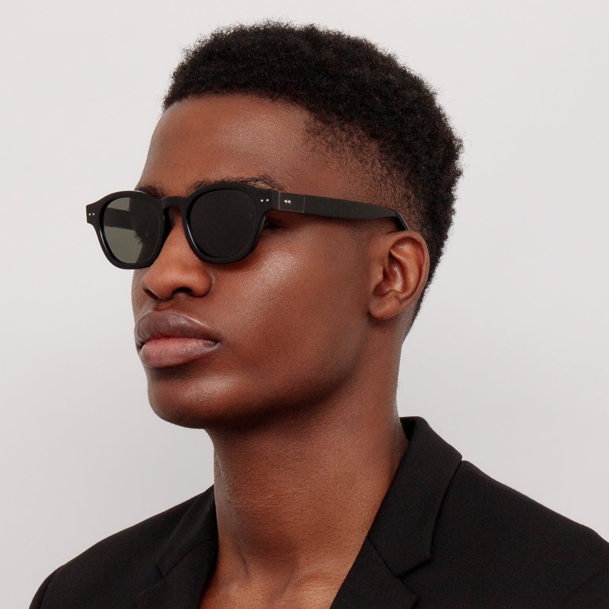 Talbot Sunglasses in Black - 2