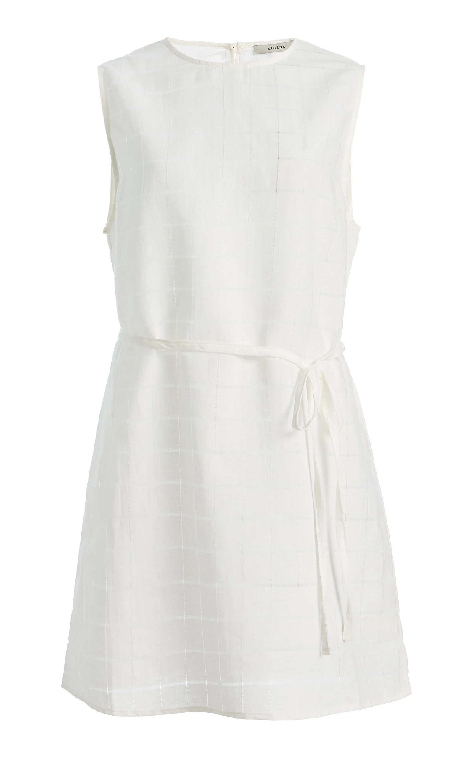 The Sintra Linen-Cotton Mini Dress - 1