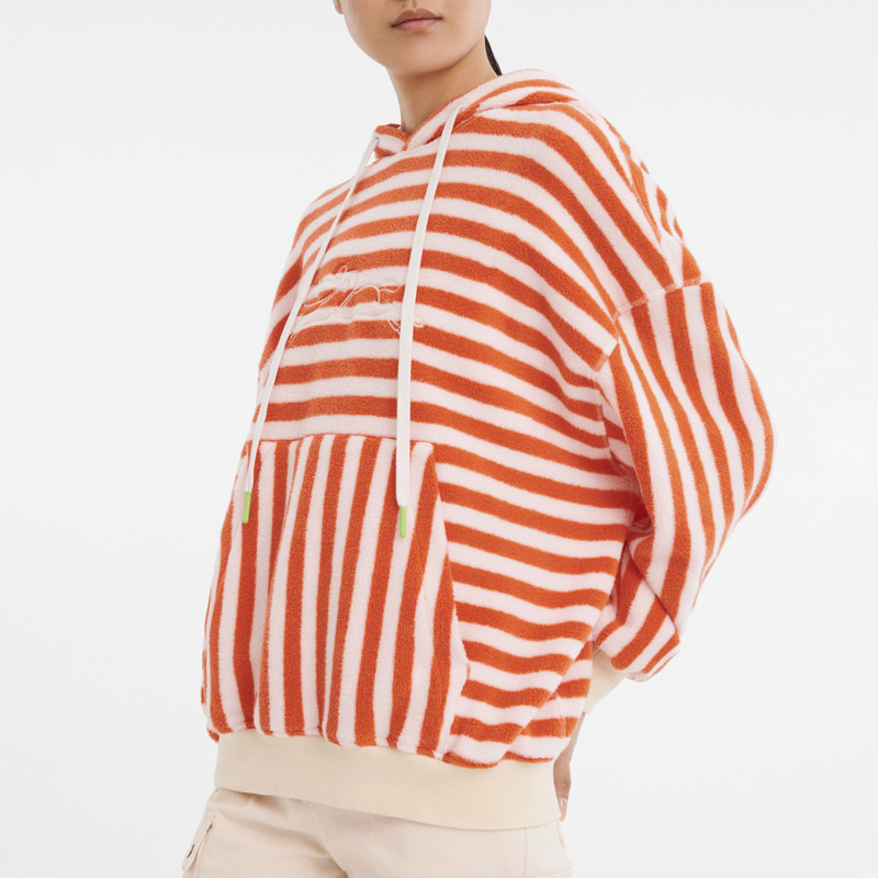 Hoodie Pink/Orange - Fleece 3