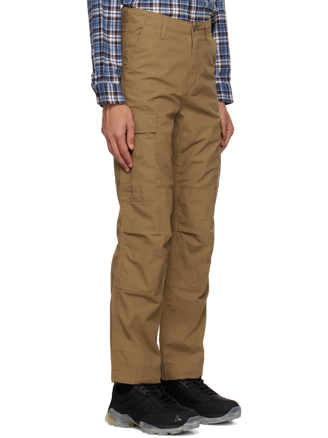 Brown Regular Cargo Pants - 2