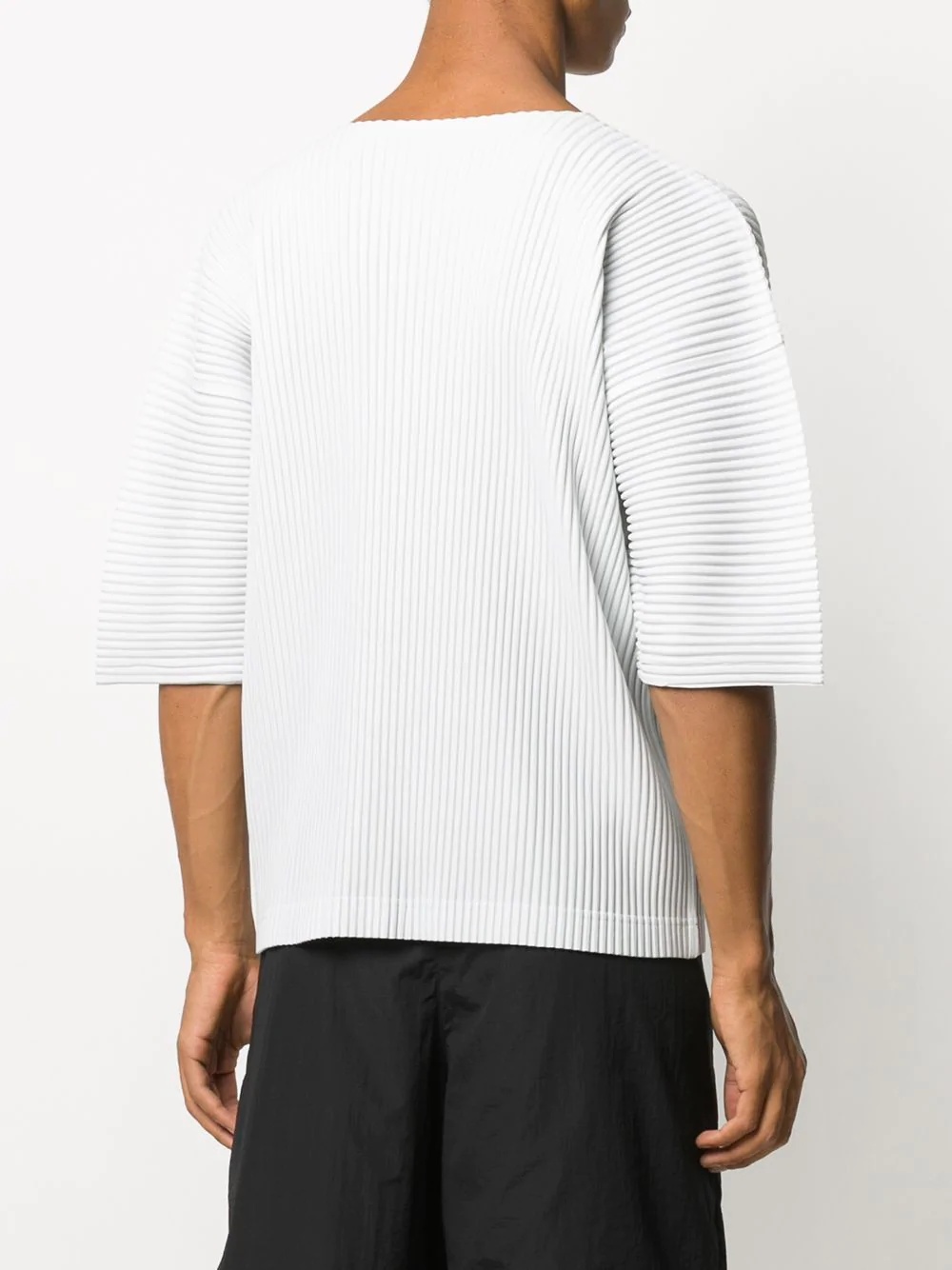 pleated short-sleeve T-shirt - 4