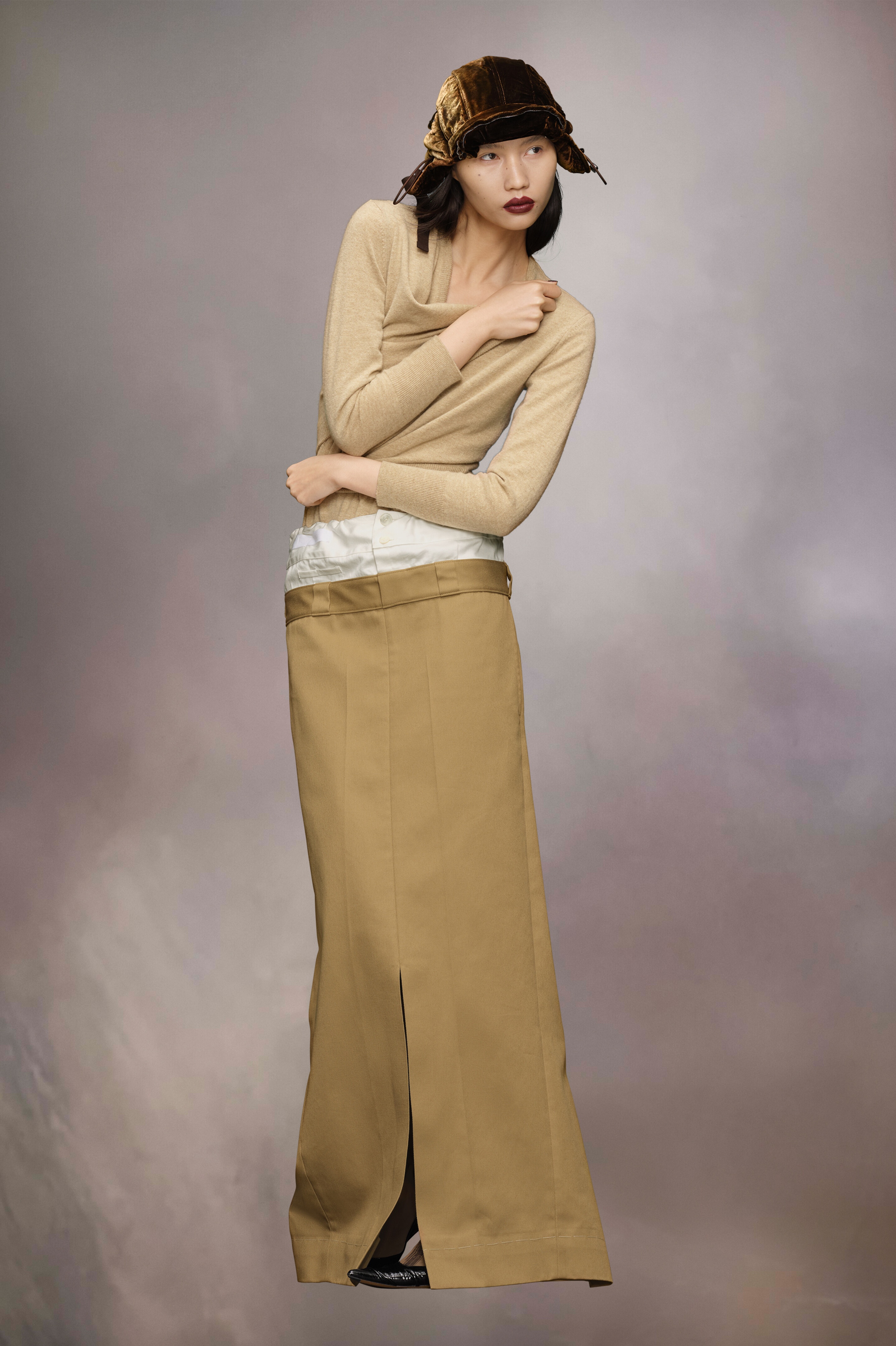 Skater Chino long skirt - 3