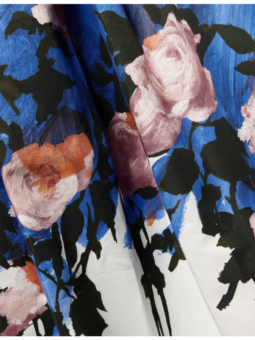 Floral Pleated Cotton-Blend Midi Skirt - 6
