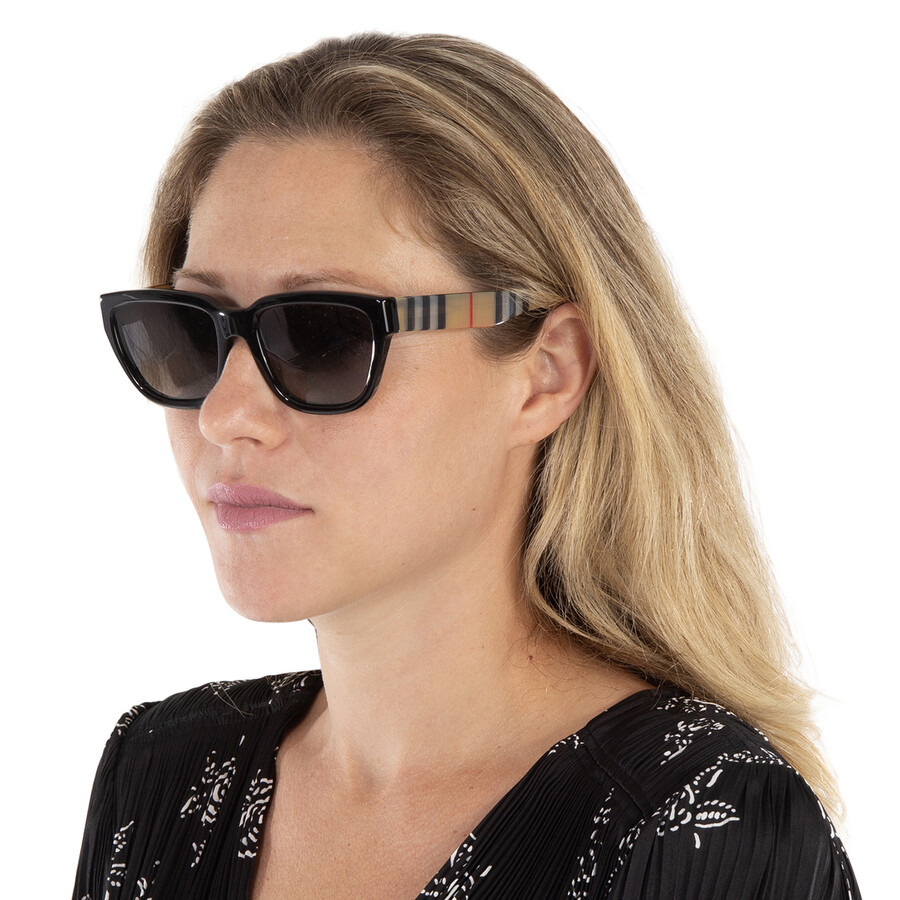 Burberry Mammoth Grey Shaded Polarized Square Ladies Sunglasses BE4277 3757T3 54 - 2