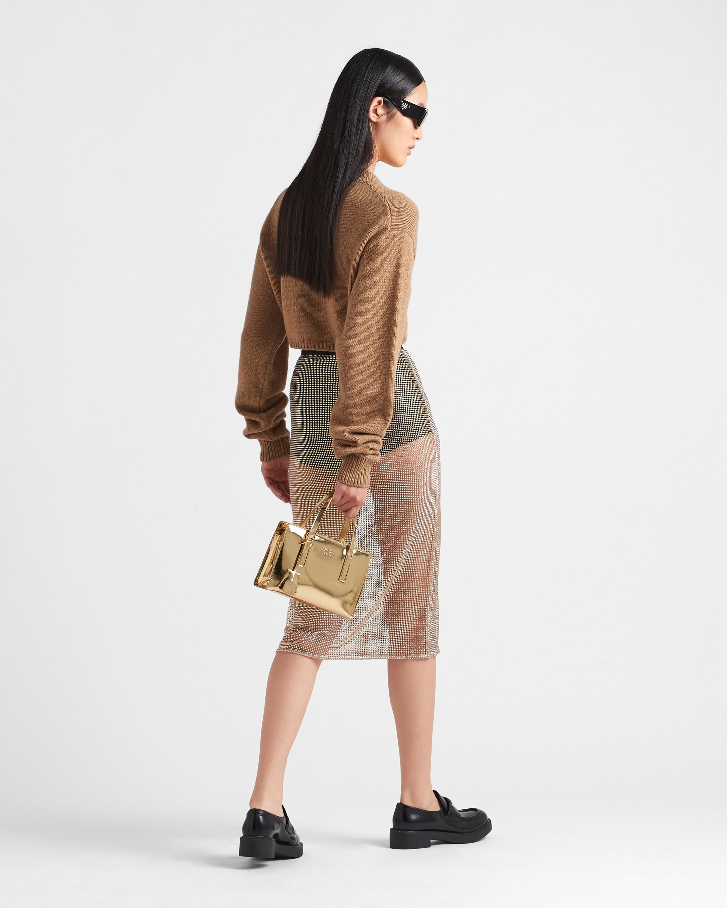 Wool and cashmere V-neck sweater - 5
