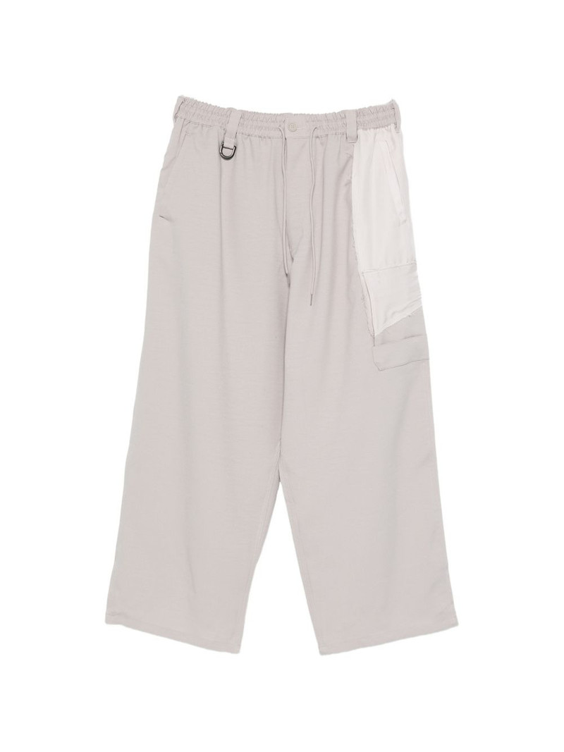 drawstring multi-pocket trousers 1