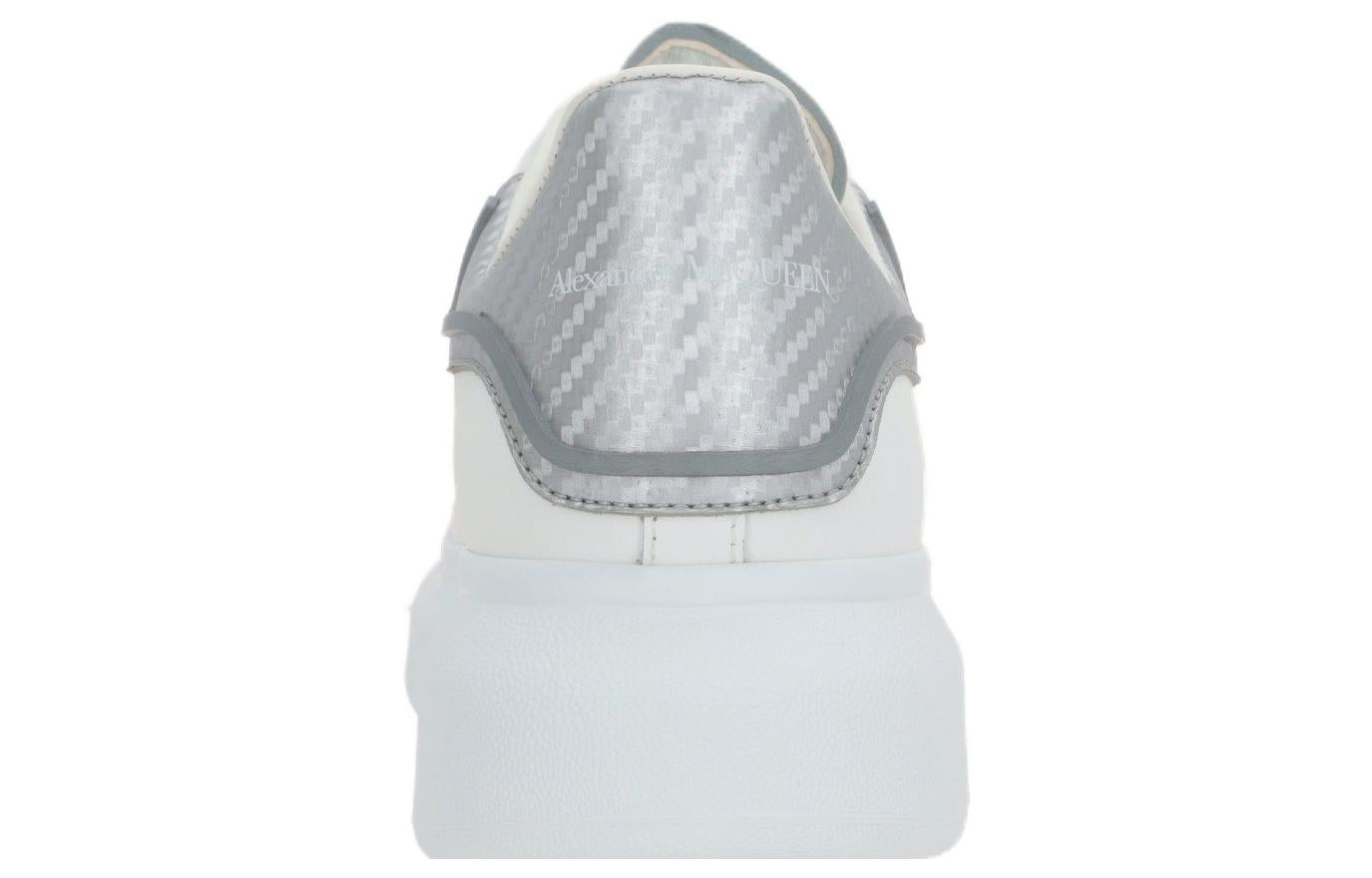 Alexander McQueen Oversized Low-Top Sneakers 'White Silver' 735770WICYU9071 - 3