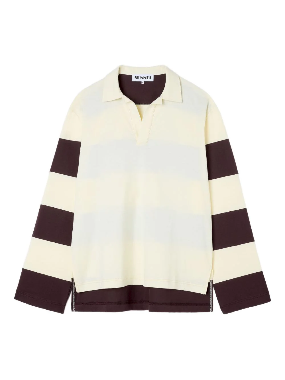 long-sleeve striped T-shirt - 1
