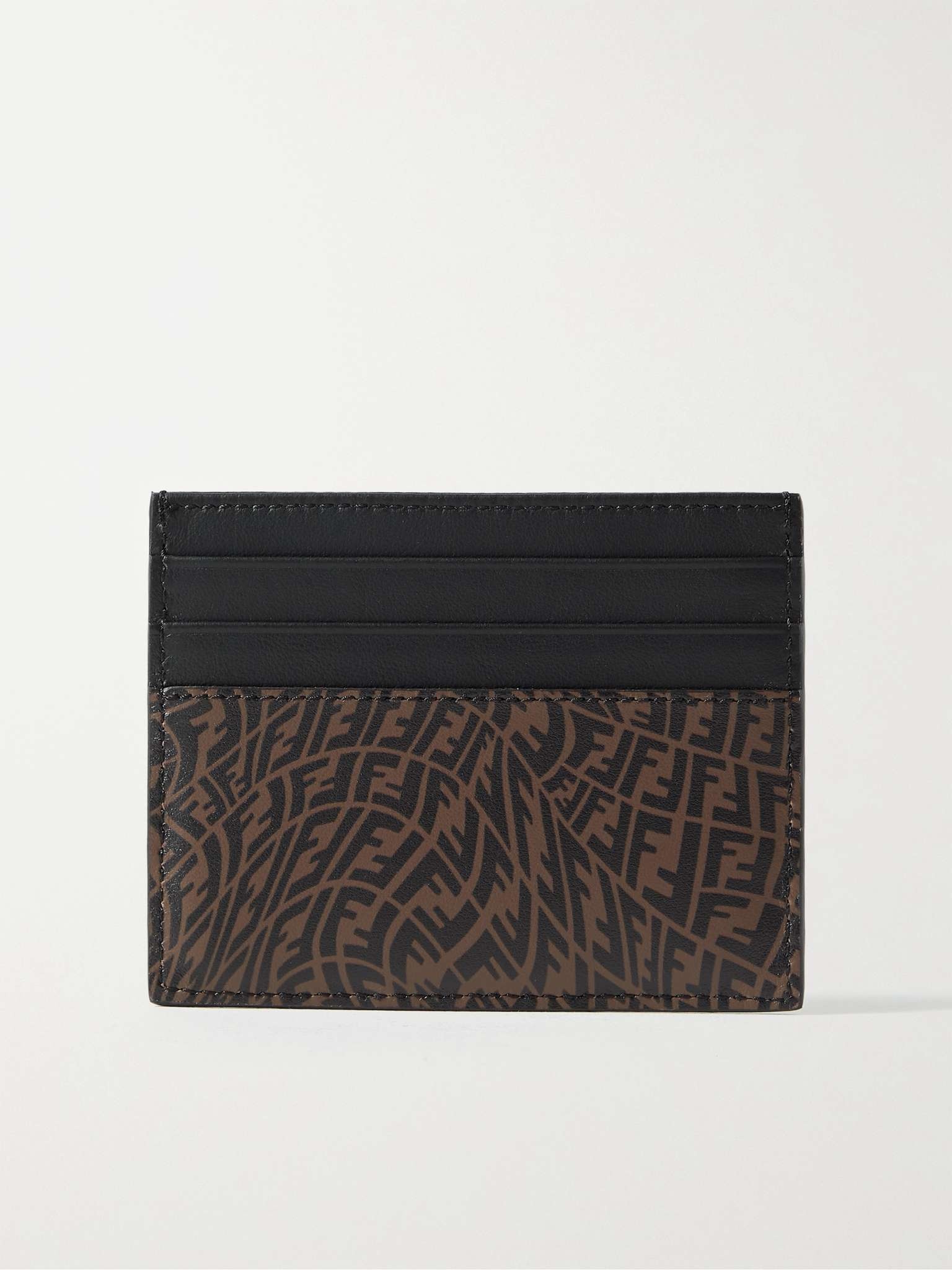 Logo-Print Leather Cardholder - 1