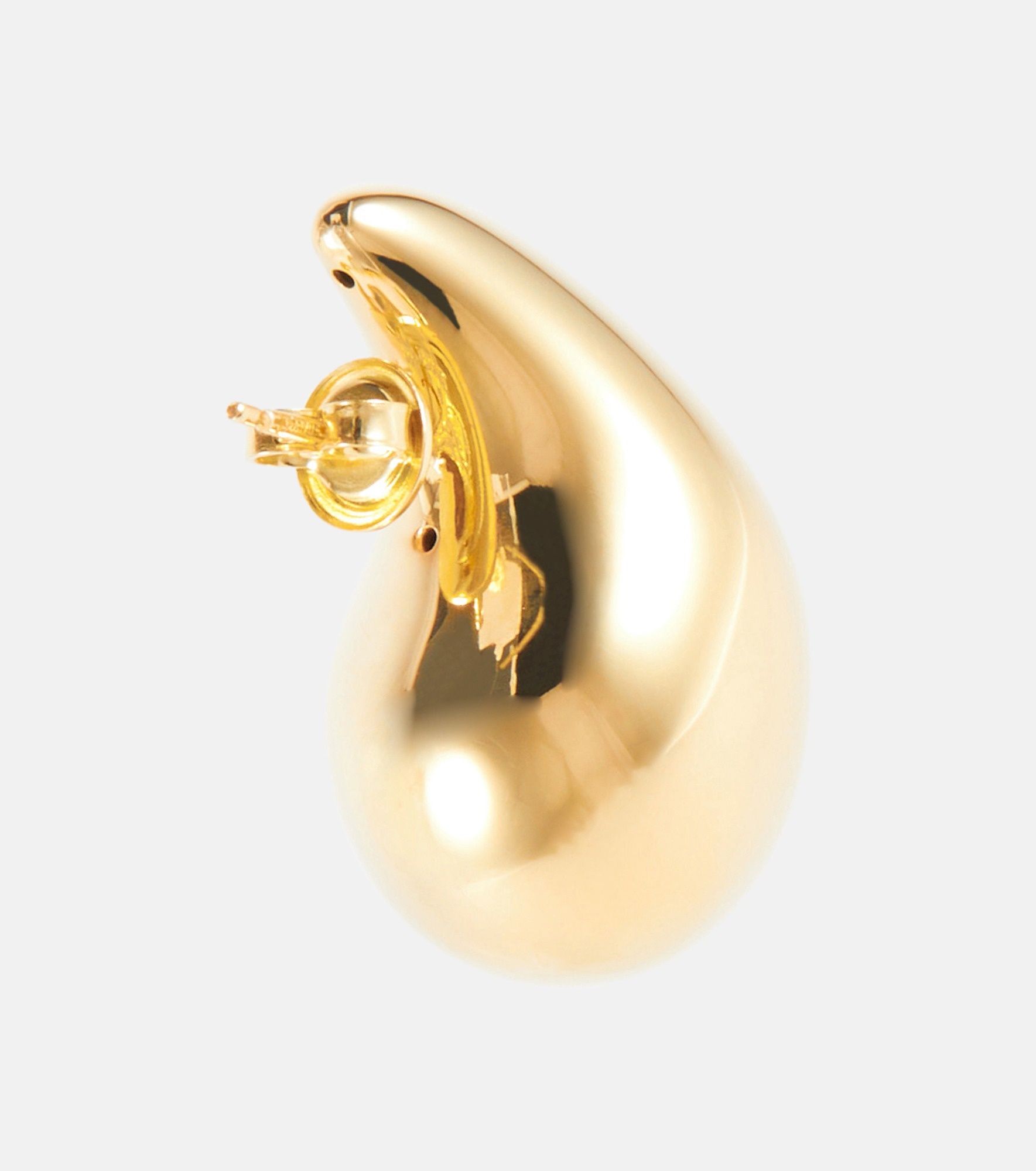Drop gold-plated sterling silver earrings - 5