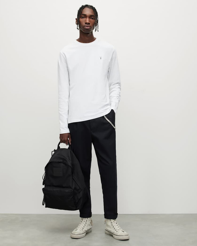 BRACE BRUSHED COTTON LONG SLEEVE T-SHIRT 4