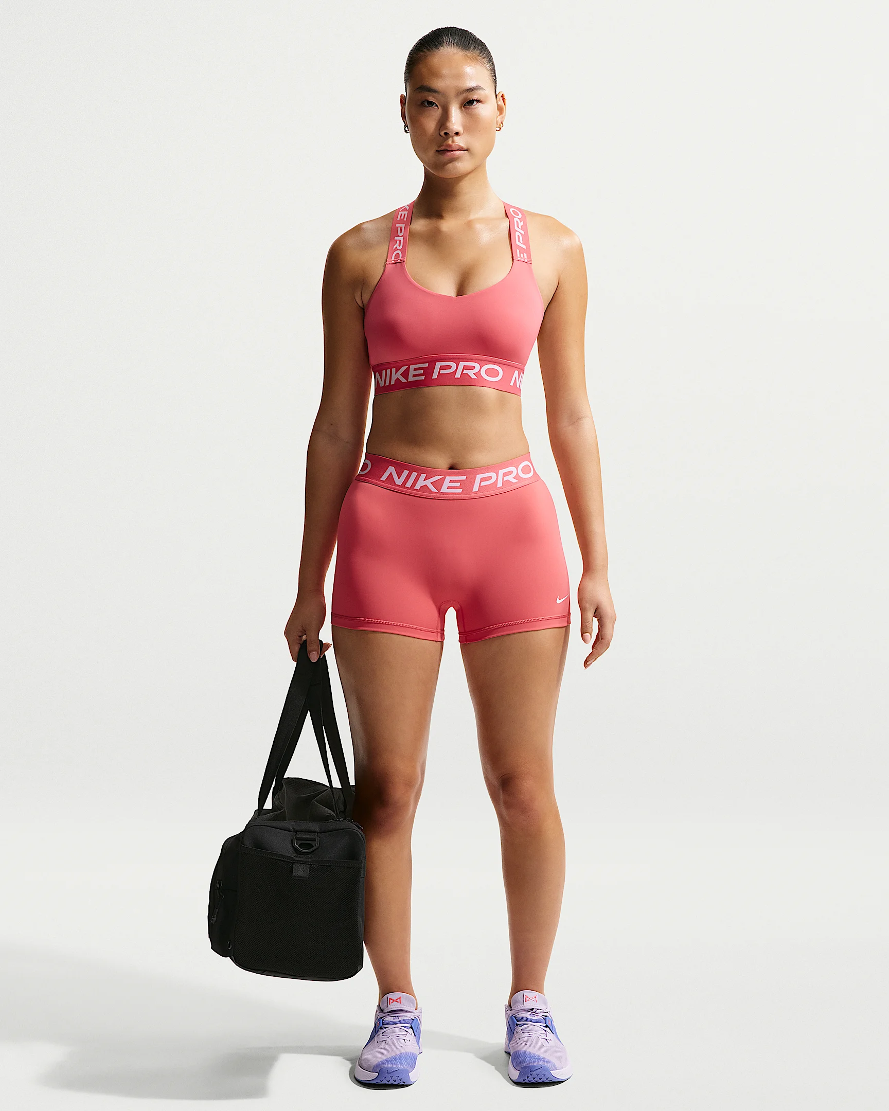 Nike Pro Women's Mid-Rise 3" Biker Shorts - 1