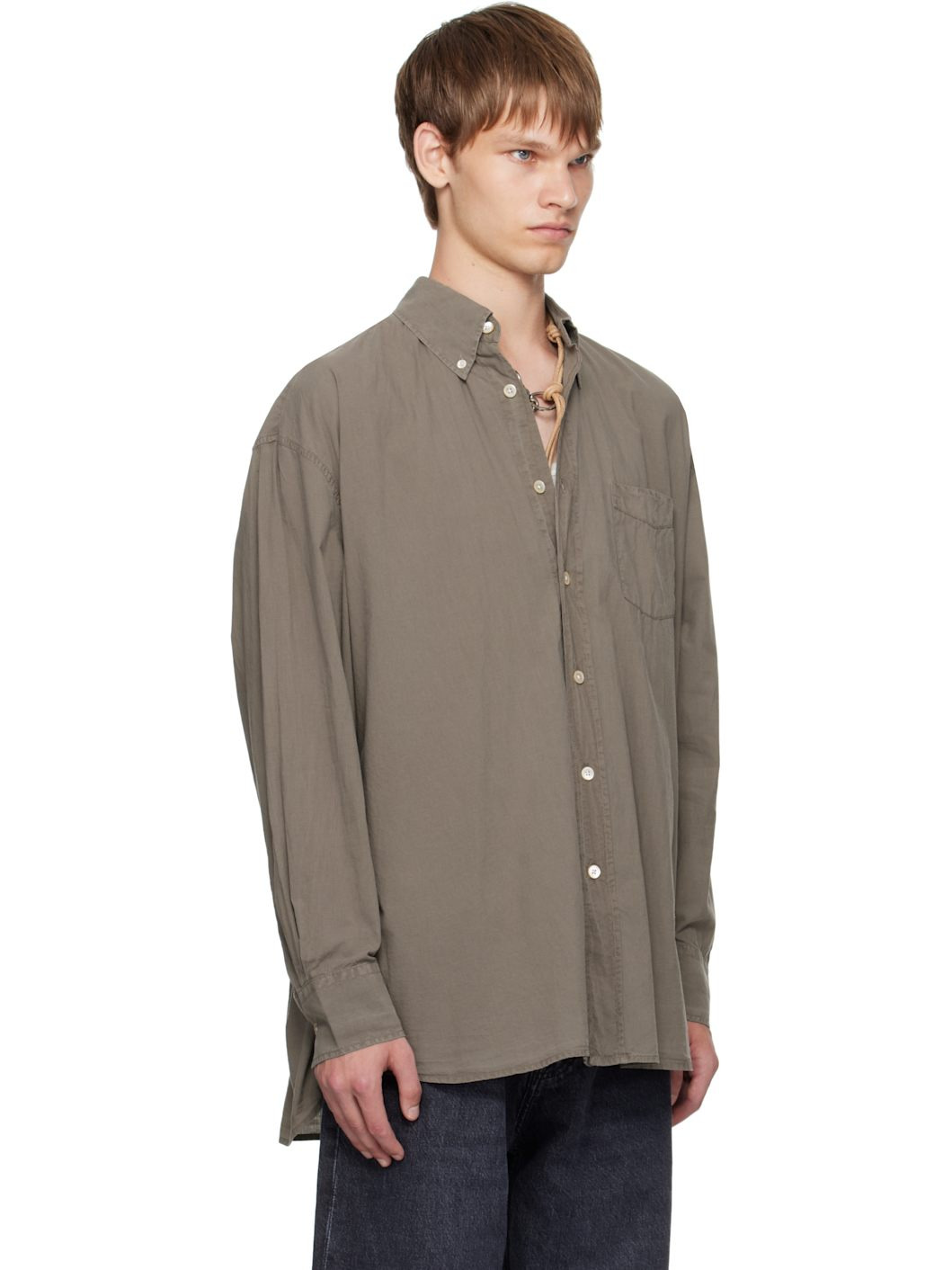 Taupe Borrowed BD Shirt - 2