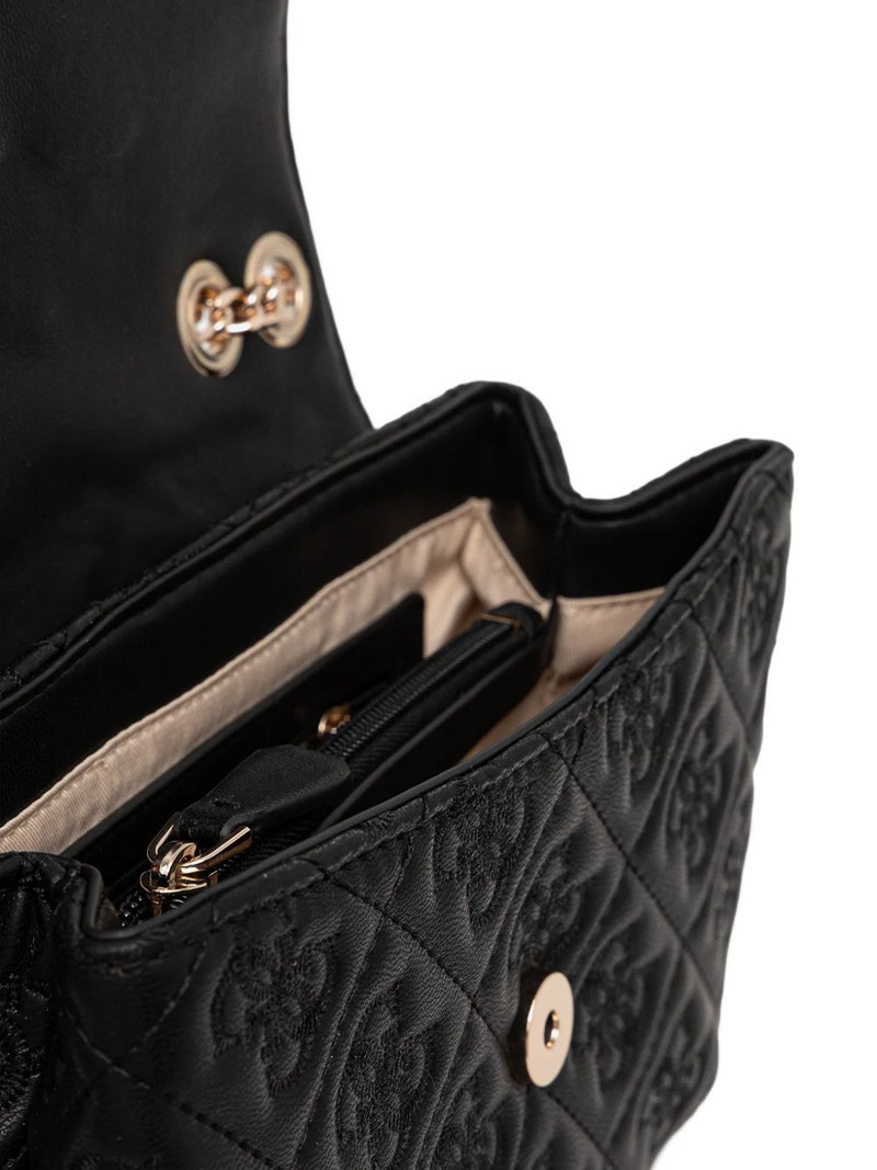 embossed quilted shoulder bag 5