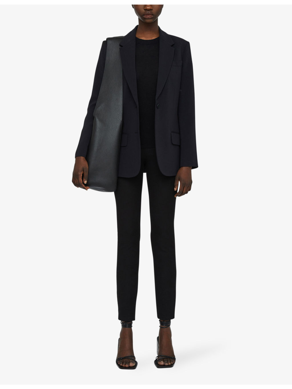 Jackie relaxed-fit single-breasted woven blazer - 2