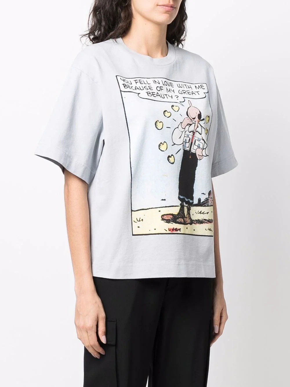 cartoon print T-shirt - 3