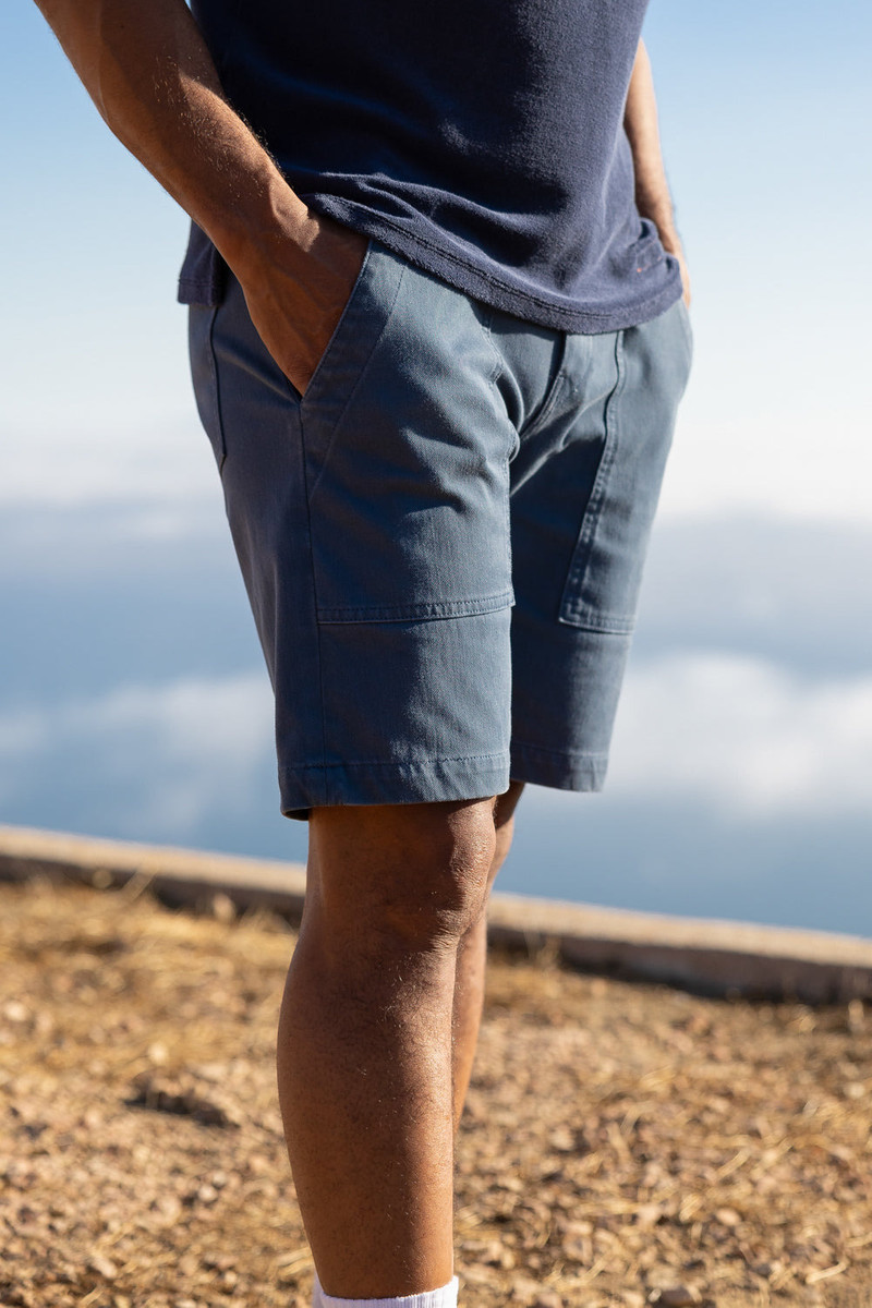 The Scout 8" Denit® Fatigue Shorts - Dusty Blue 1