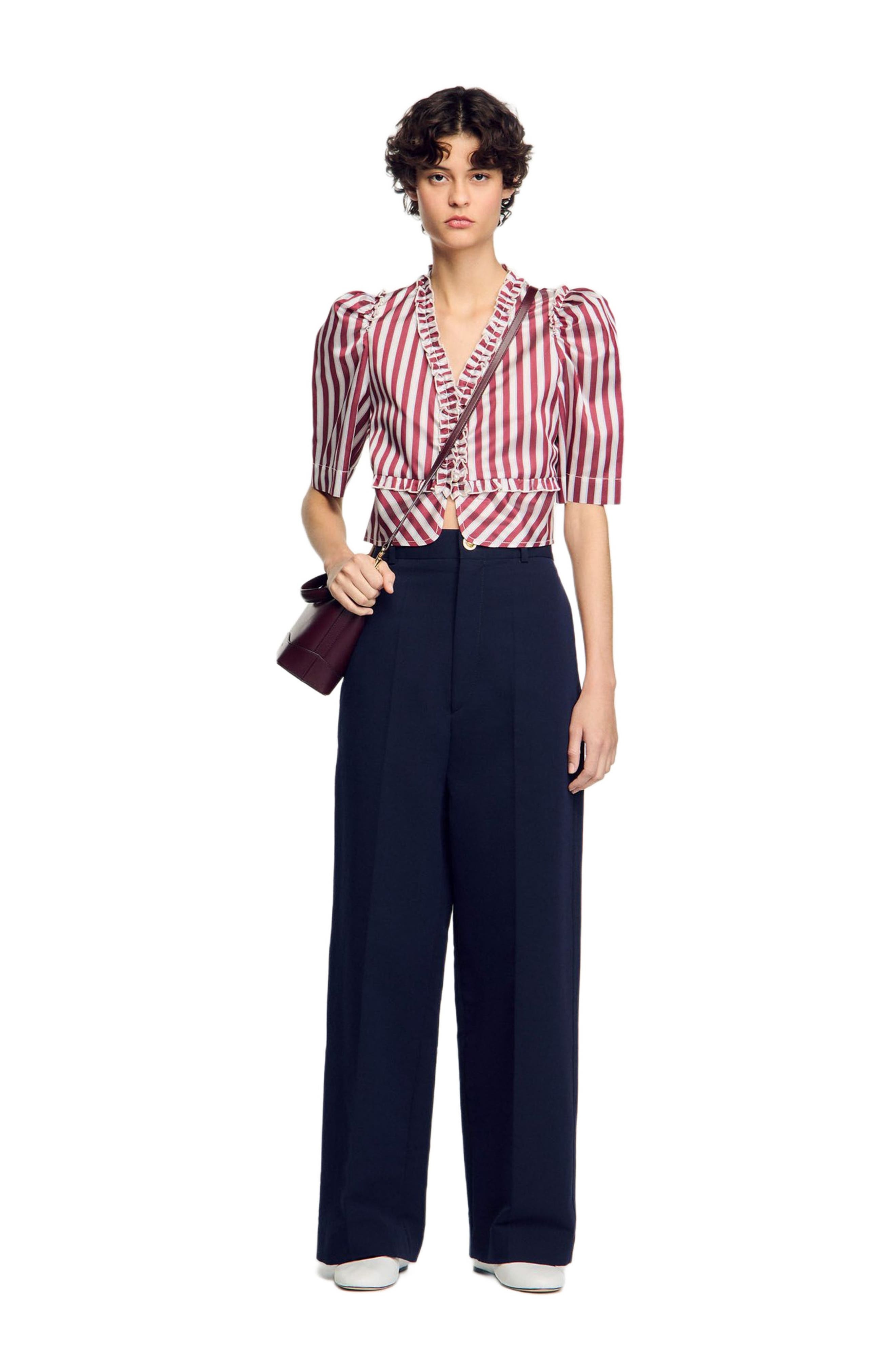 SANDRO Suit trousers in Navy Blue at Nordstrom - 6
