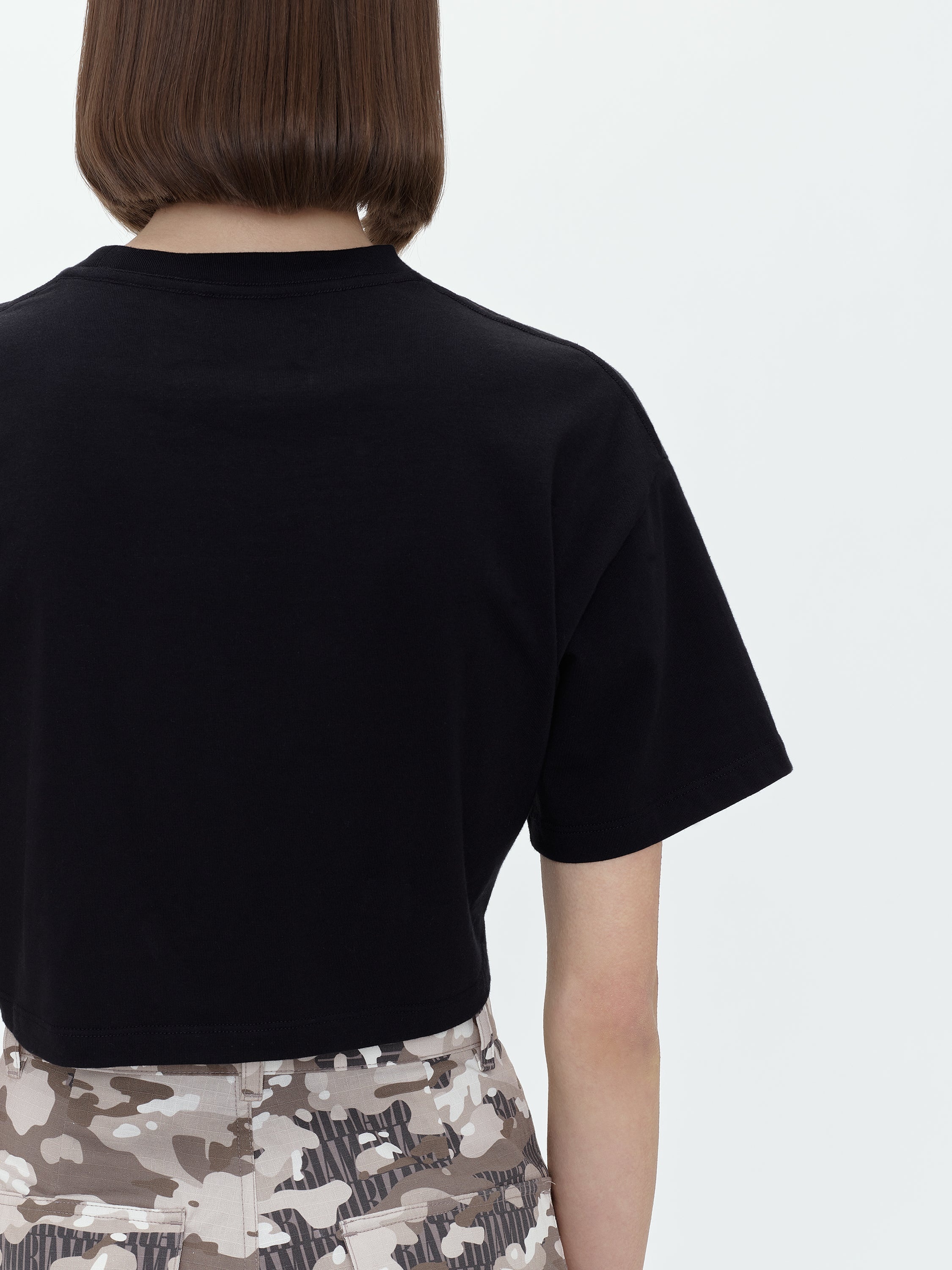 CHEETAH CROPPED TEE - 6