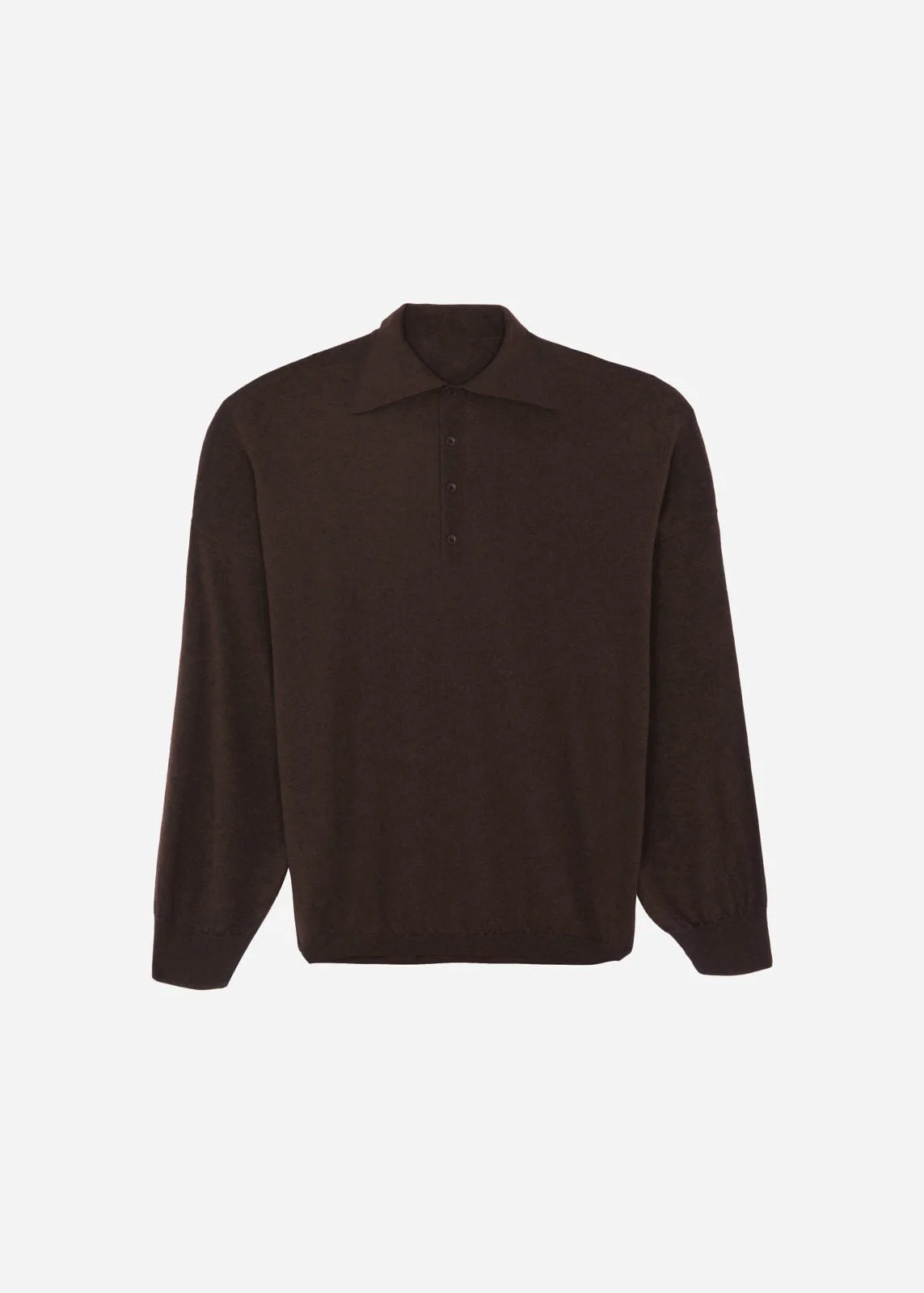 Croydon Padded Knit Polo - Brown - 1