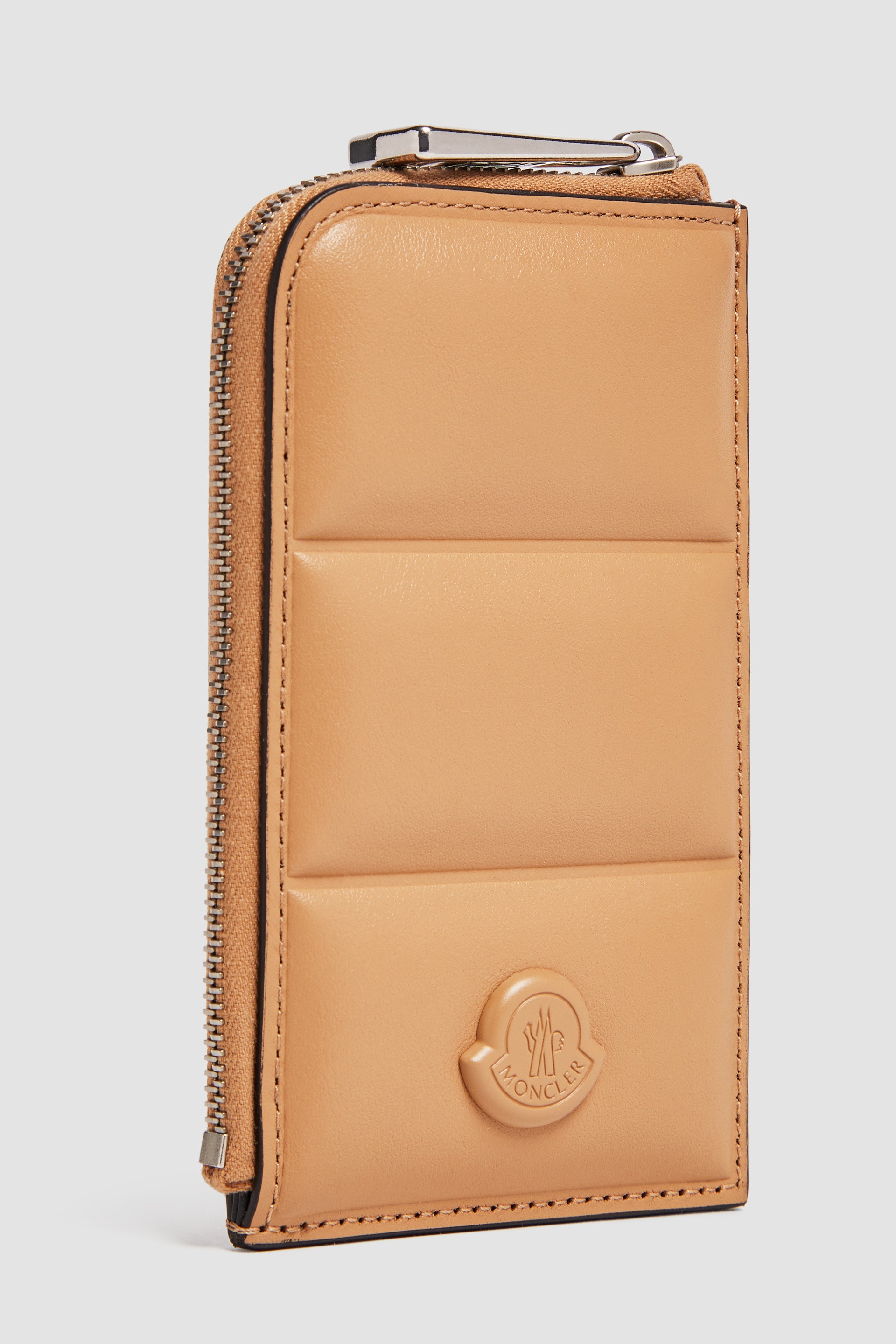 Quilted Leather Card Holder - 4