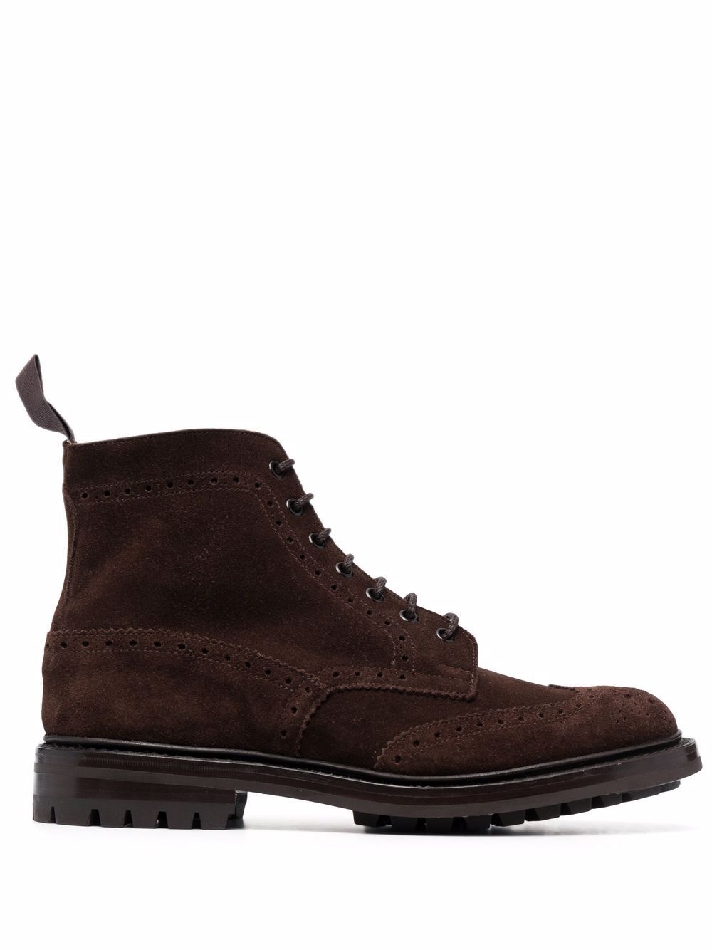 Stow suede lace-up boots - 1