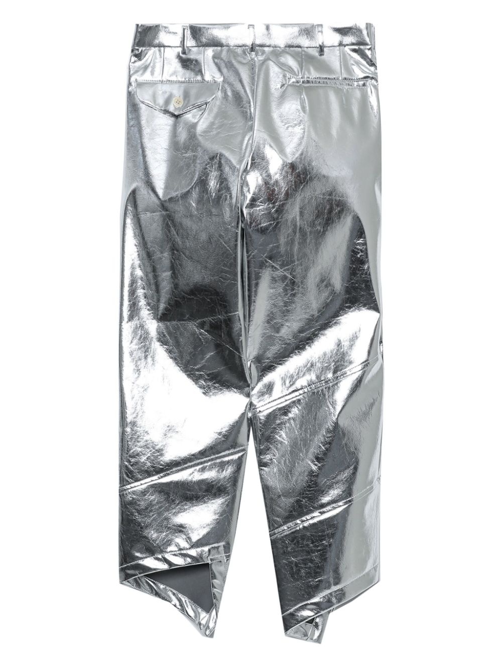 asymmetric cropped trousers - 6