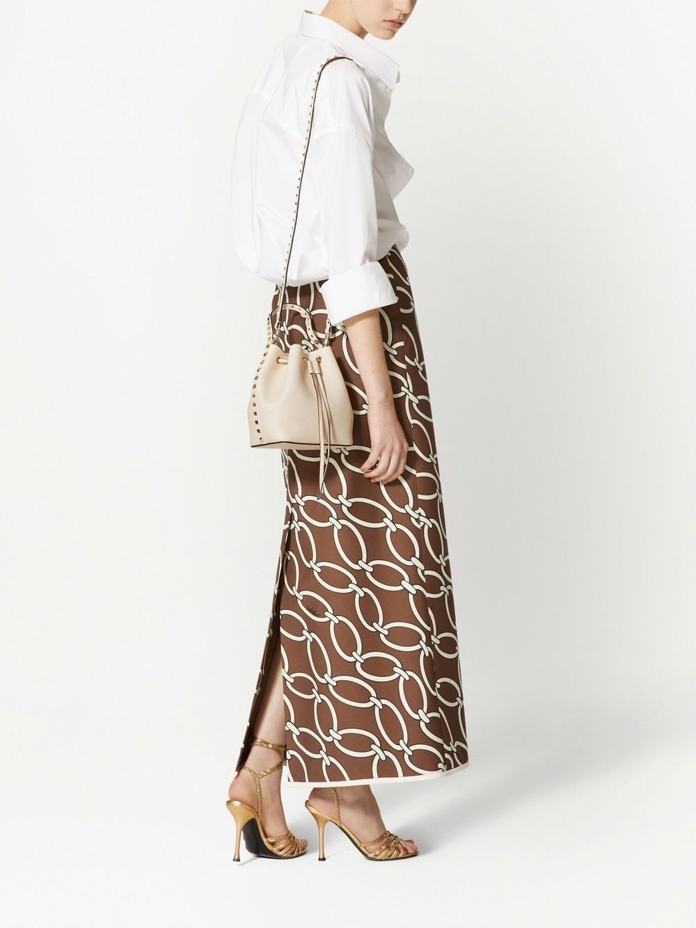 Rockstud-embellished shoulder bag - 2