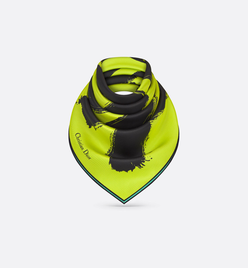 Miss Dior Graffiti 90 Square Scarf 3