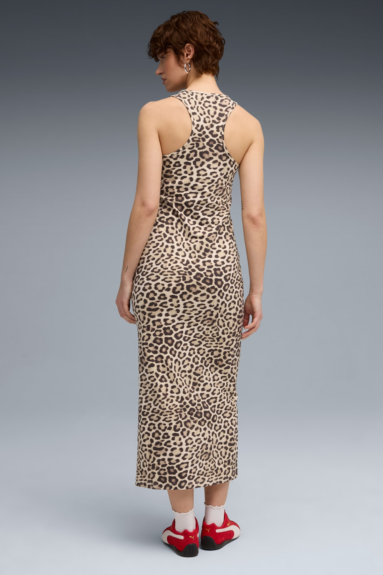 LEO LUXE Women's Slim All-Over Print Dress - 4