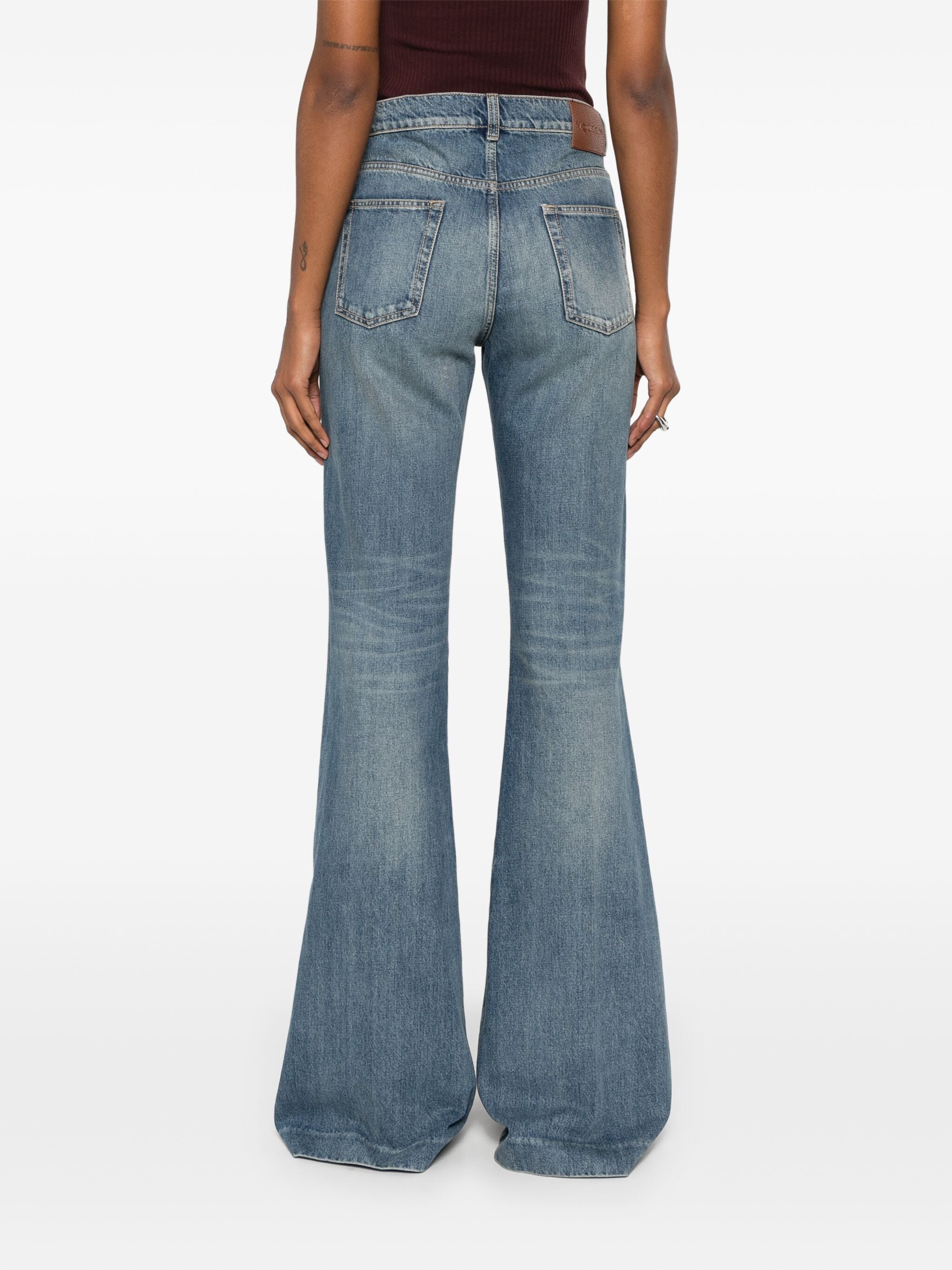 Mid-rise Flared Jeans - 2