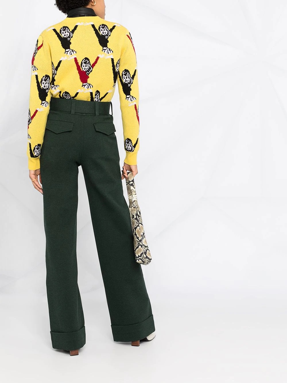 high-waisted trousers - 6