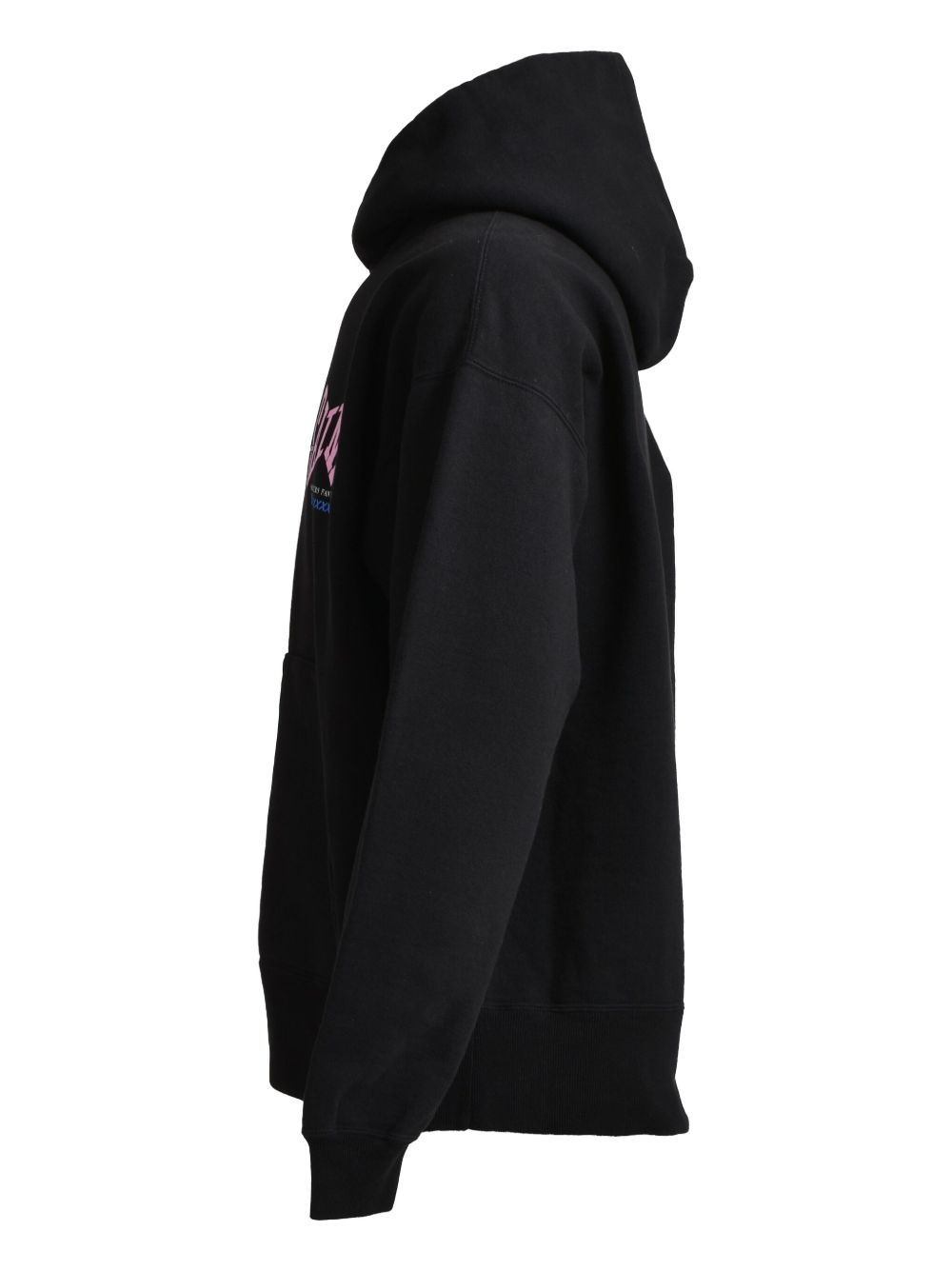 logo cotton hoodie - 3