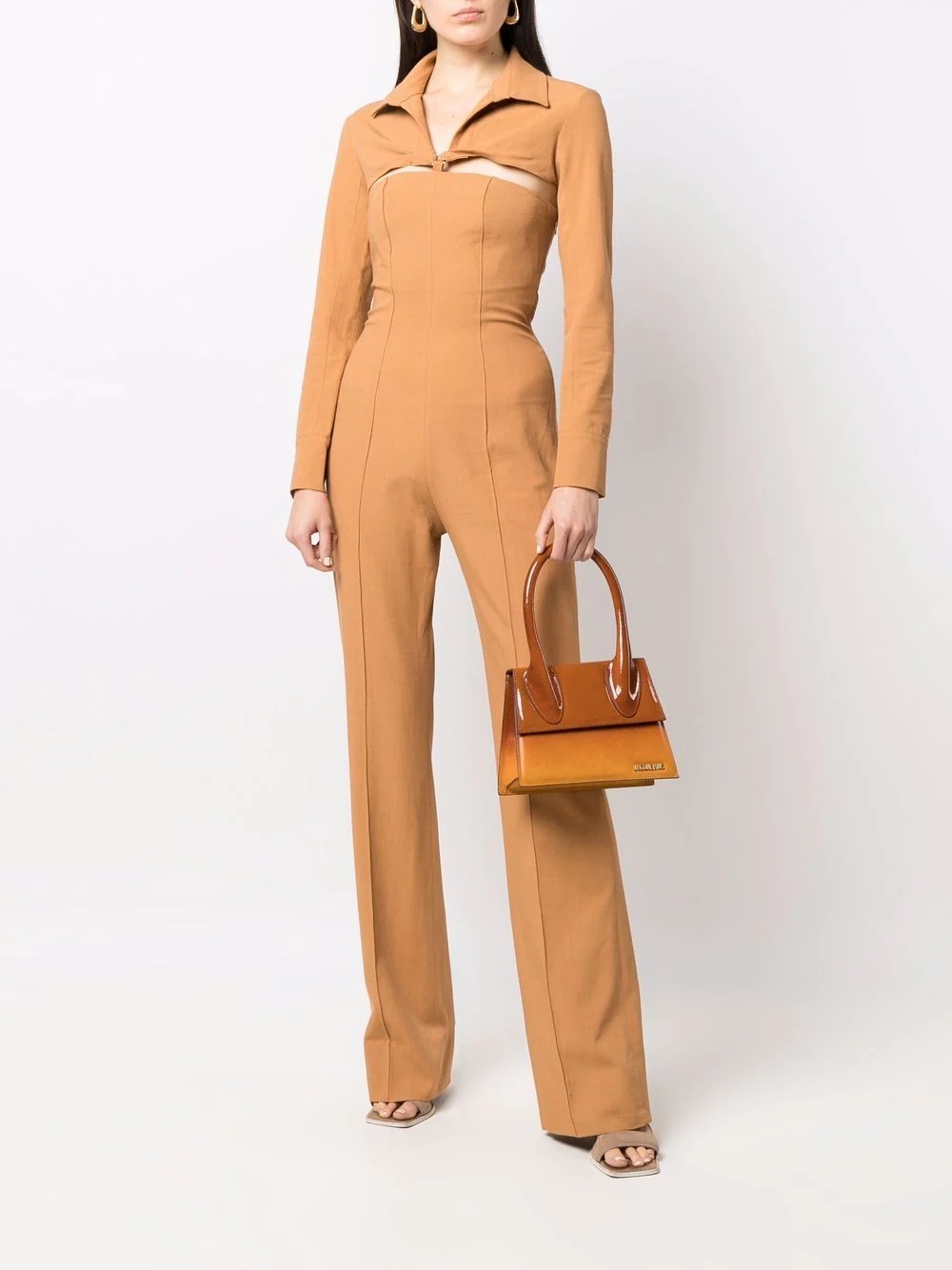 cut-out detail jumpsuit - 2