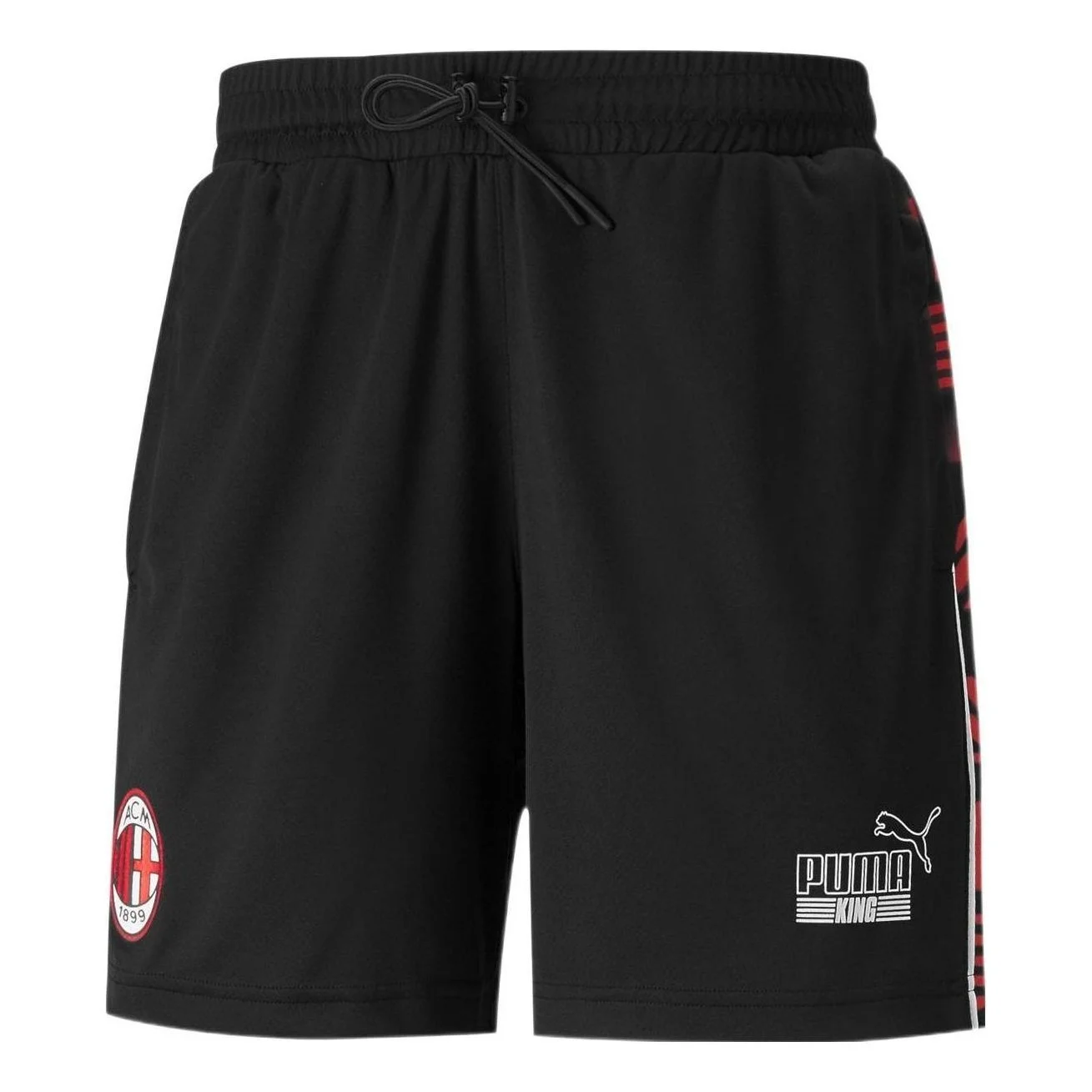 PUMA AC Milan Football Heritage Shorts 'Black White Red' 765094-01 - 1