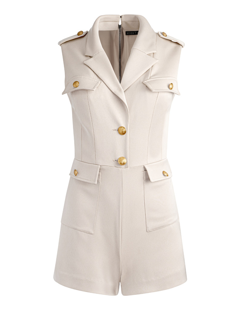 PHILLIS UTILITY SLEEVELESS ROMPER 1