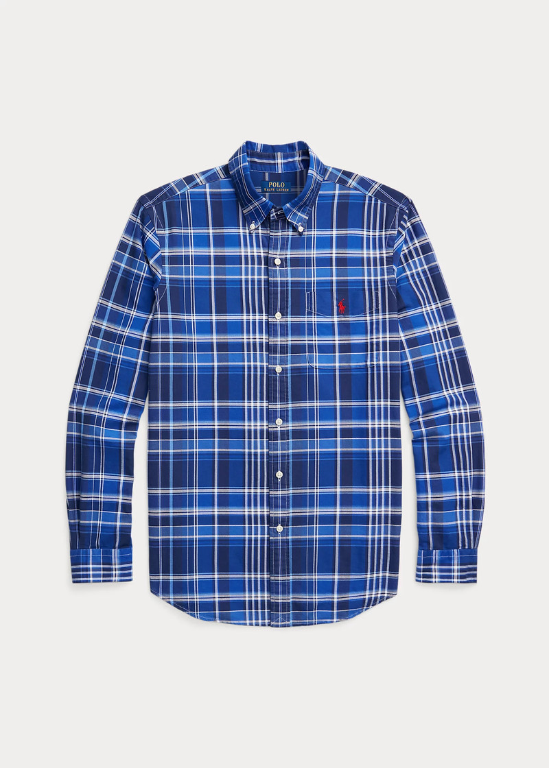 Classic Fit Plaid Oxford Shirt 1